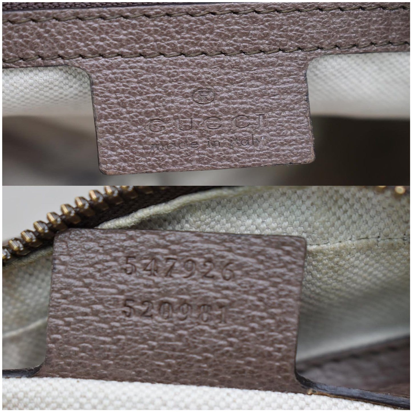 Gucci Ophidia Small GG Canvas Messenger Bag Beige 547926