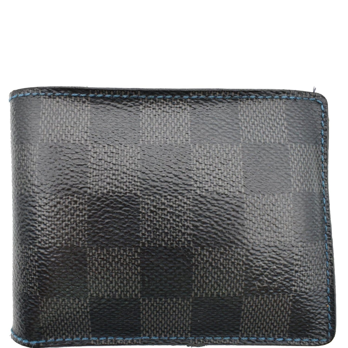 Louis Vuitton Slender Damier Graphite Canvas Wallet Blue