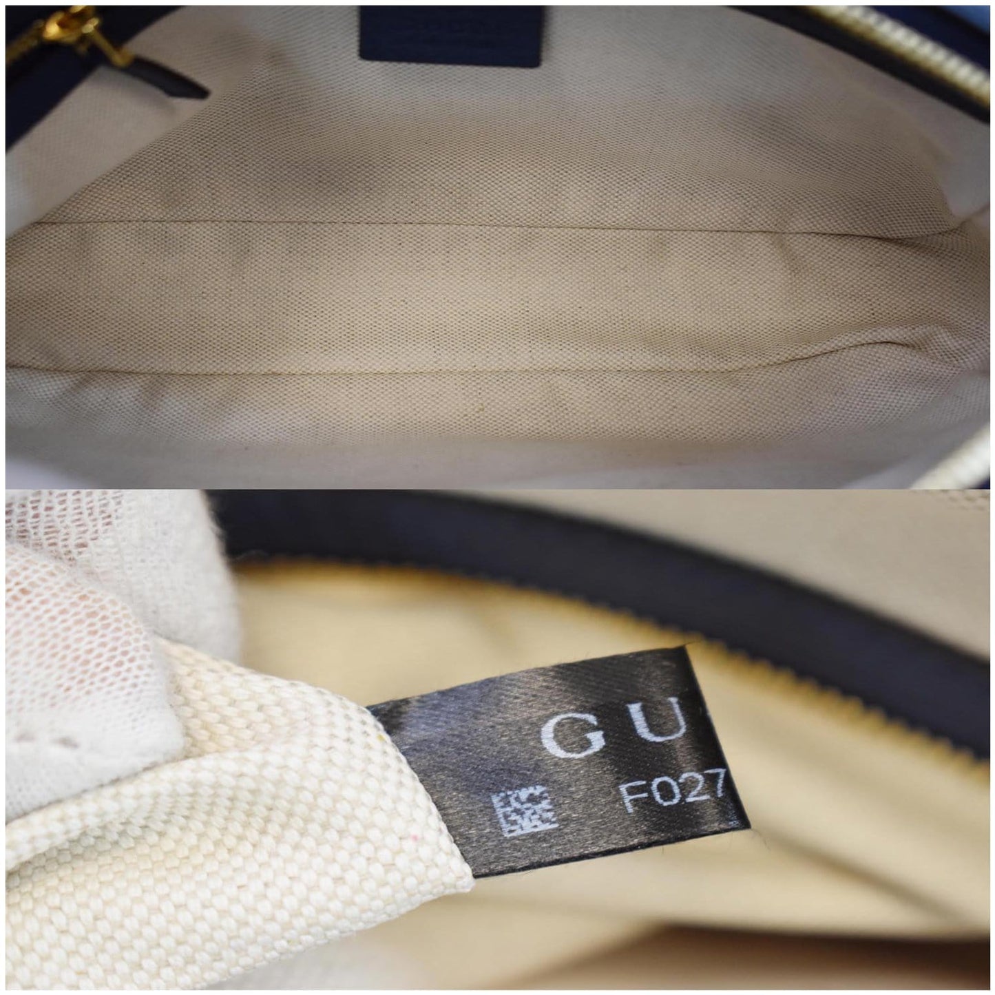 GUCCI Small Flora Canvas Tote Shoulder Bag Blue 550147
