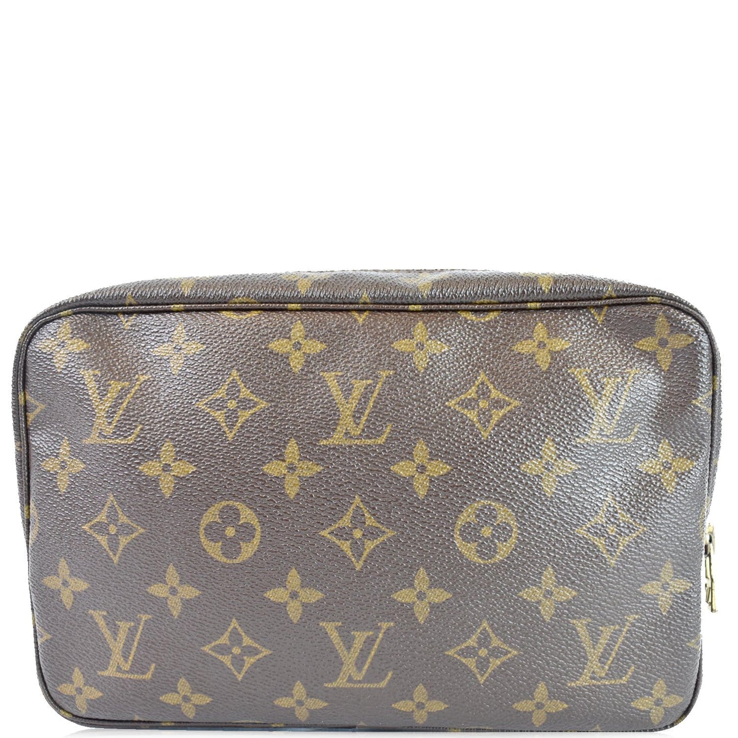 LOUIS VUITTON Trousse Toilette 23 Monogram Canvas Cosmetic Pouch Brown