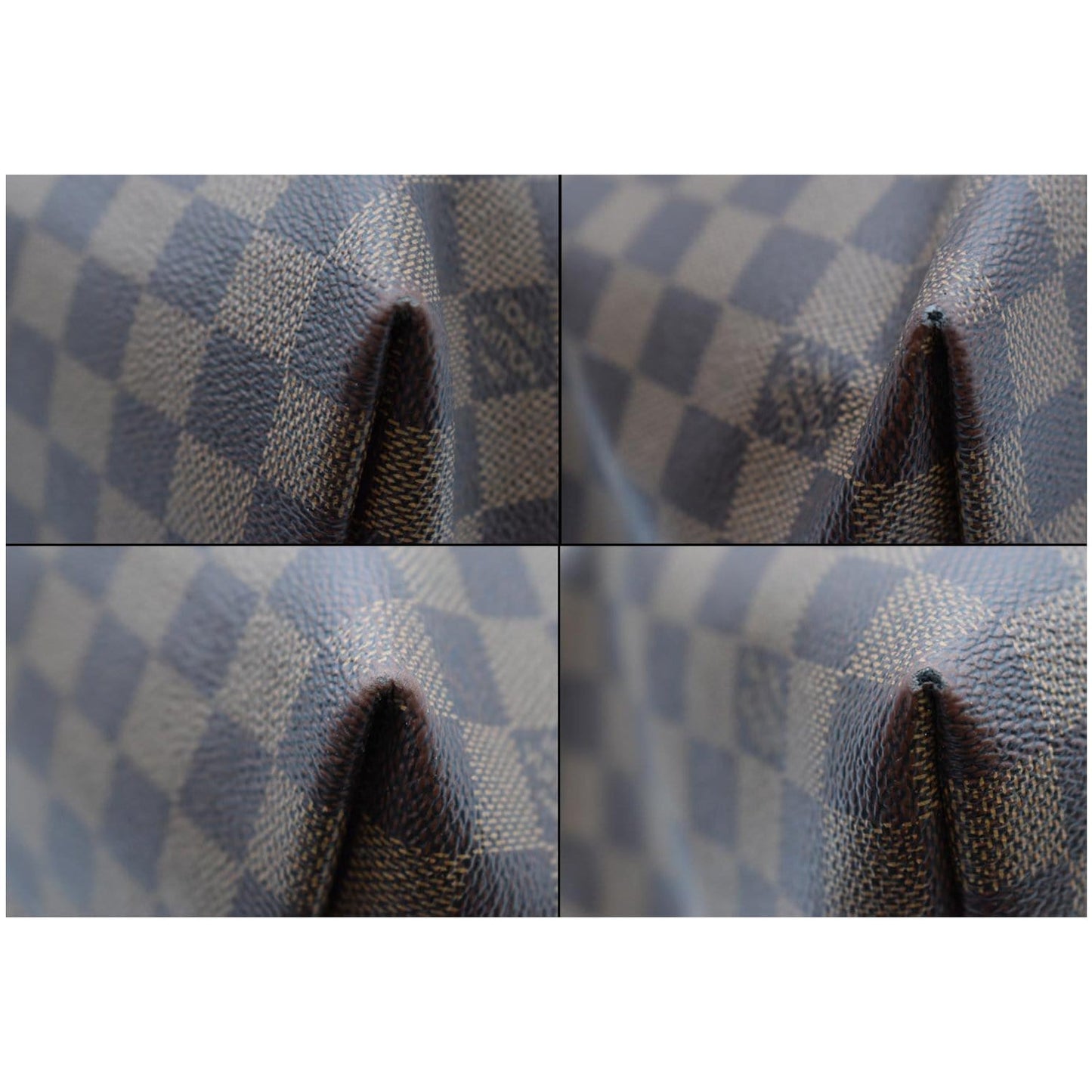 LOUIS VUITTON Iena MM Damier Ebene Shoulder Bag Brown