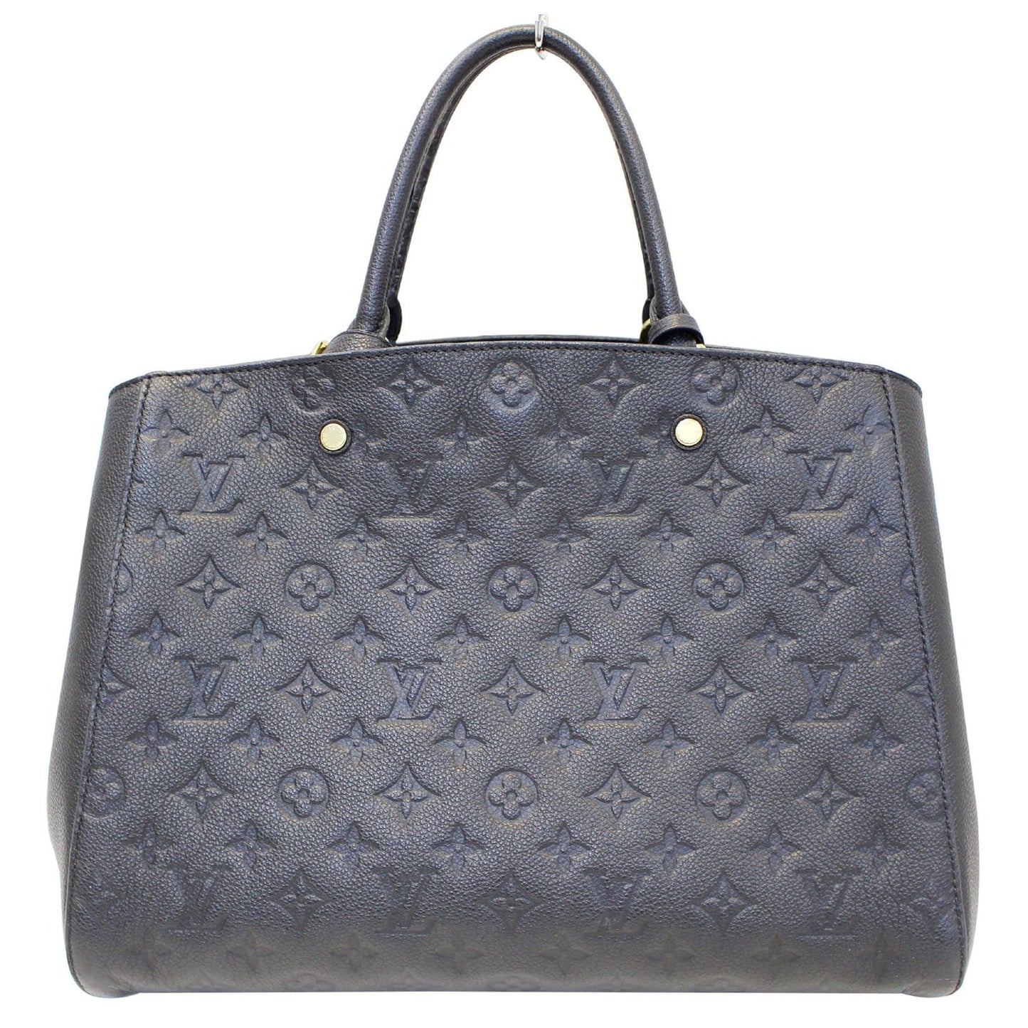 LOUIS VUITTON Montaigne GM Monogram Empreinte Noir Black Handbag