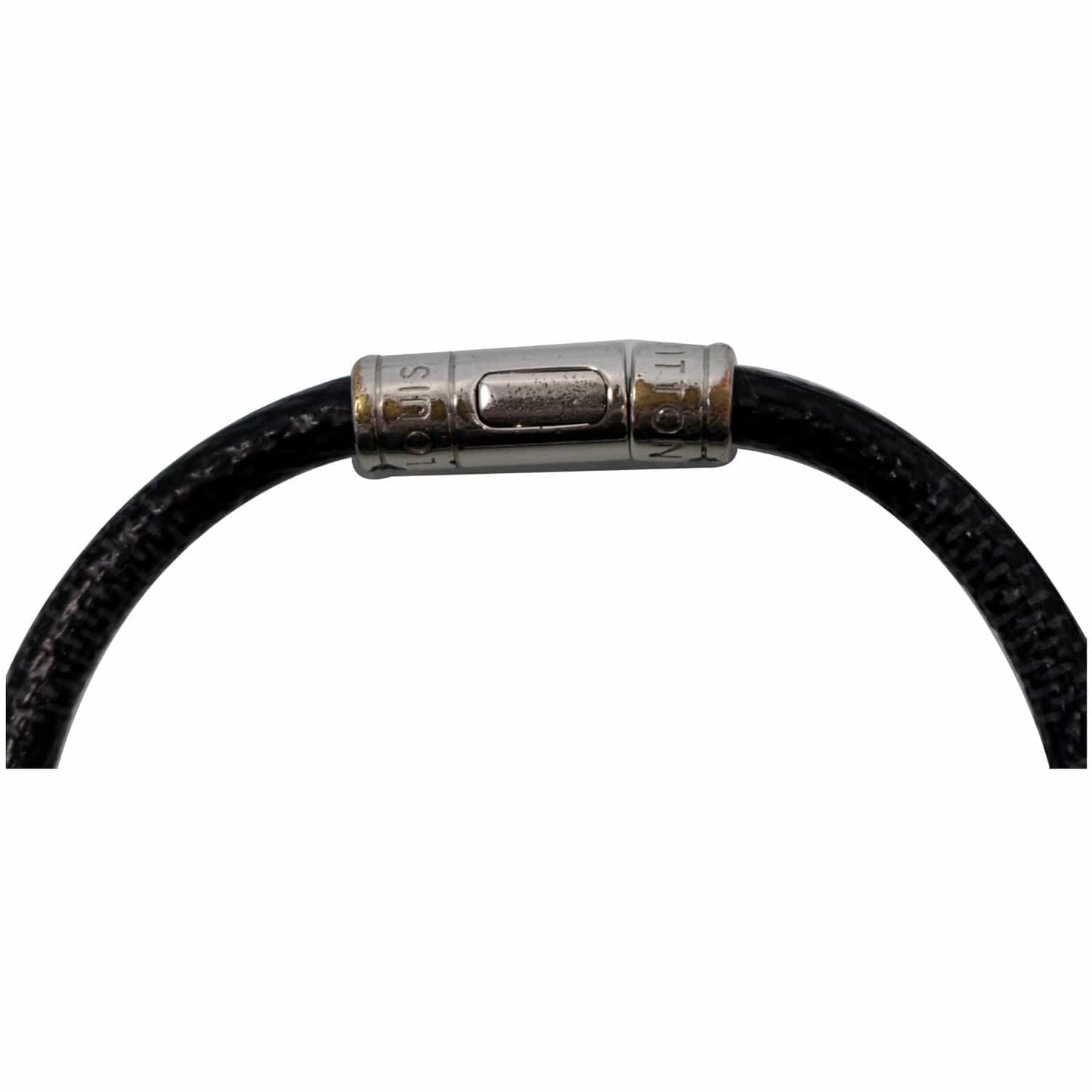 LOUIS VUITTON Keep It Damier Graphite Bracelet Black