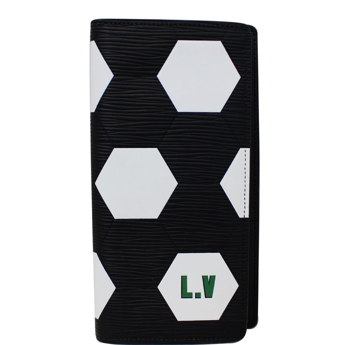 LOUIS VUITTON FIFA World Cup Brazza Long Epi Leather Wallet Black - Final Sale