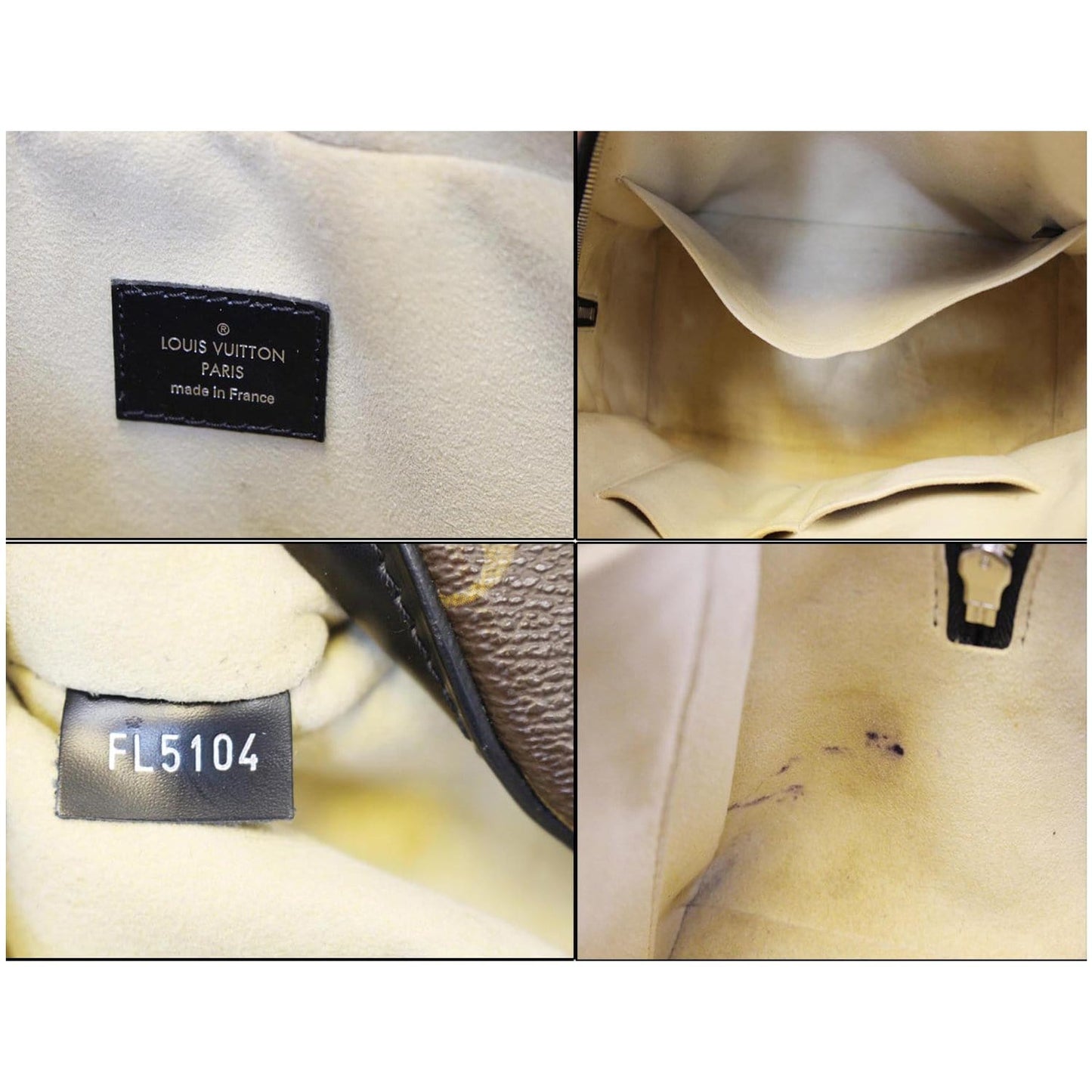 LOUIS VUITTON Dora MM Monogram Canvas Shoulder Handbag Black