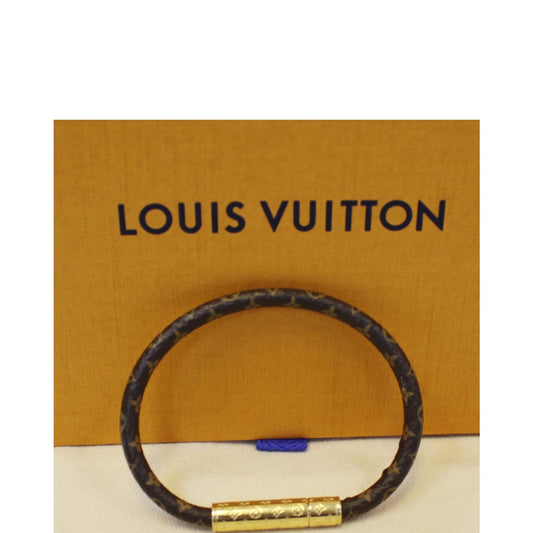 LOUIS VUITTON Monogram Canvas Confidential Bracelet