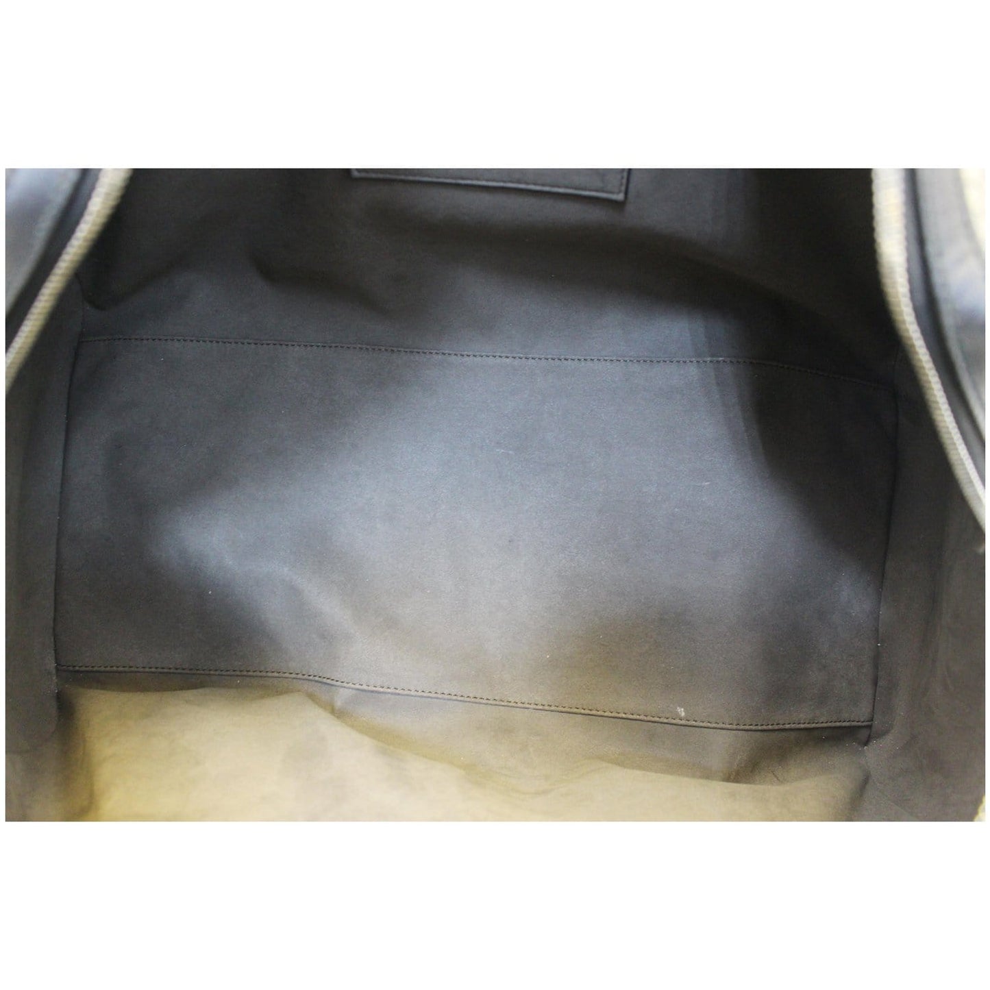 GUCCI GG Supreme Duffle Travel Bag Beige/Black