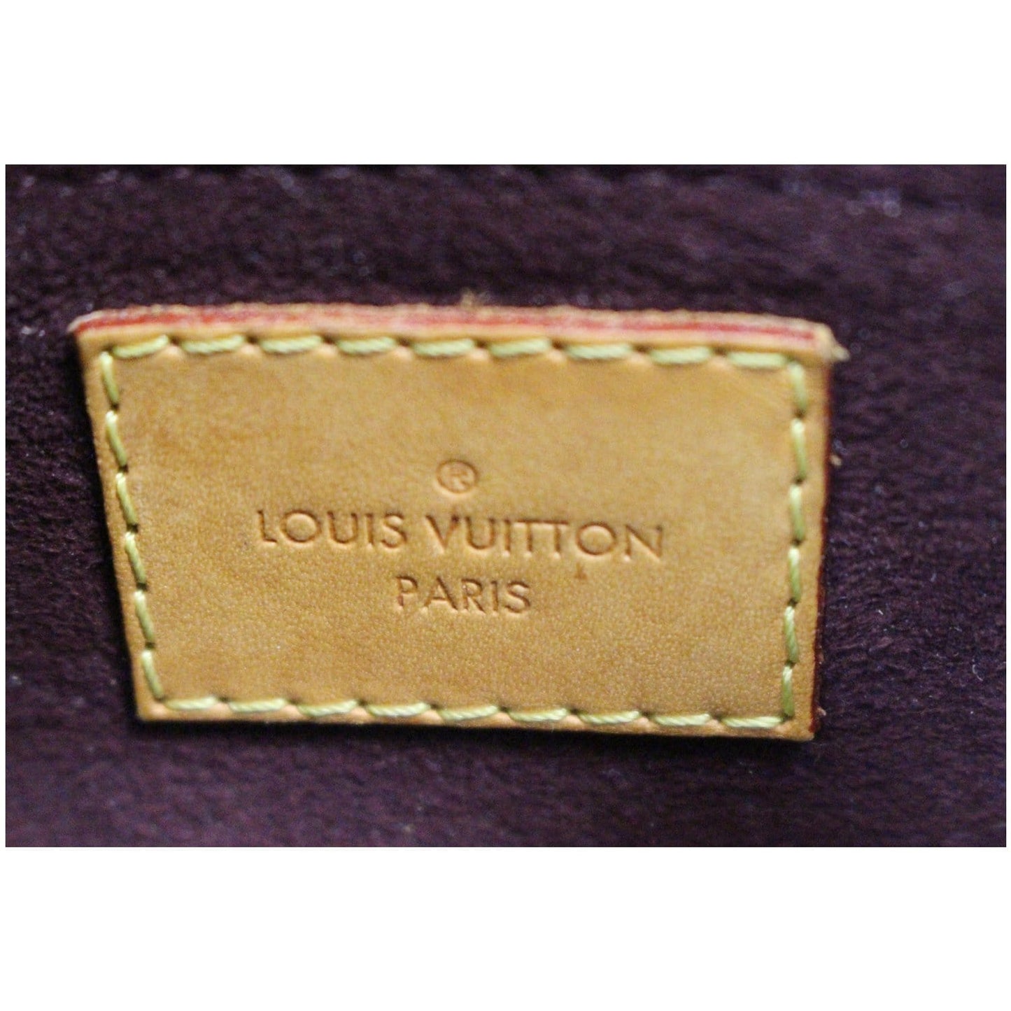 LOUIS VUITTON Montaigne MM Monogram Canvas Shoulder Bag Brown