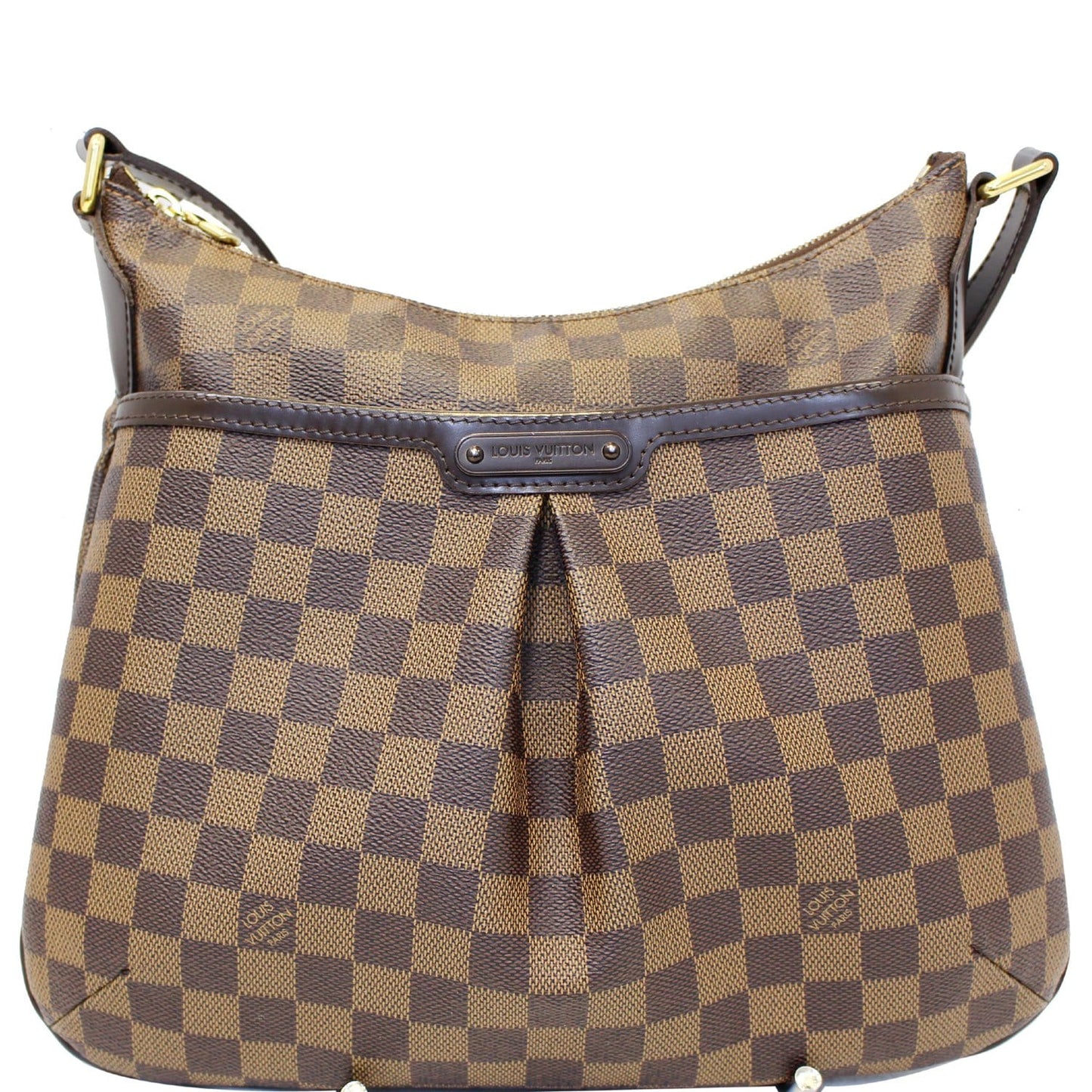 LOUIS VUITTON Bloomsbury PM Damier Ebene Crossbody Bag Brown
