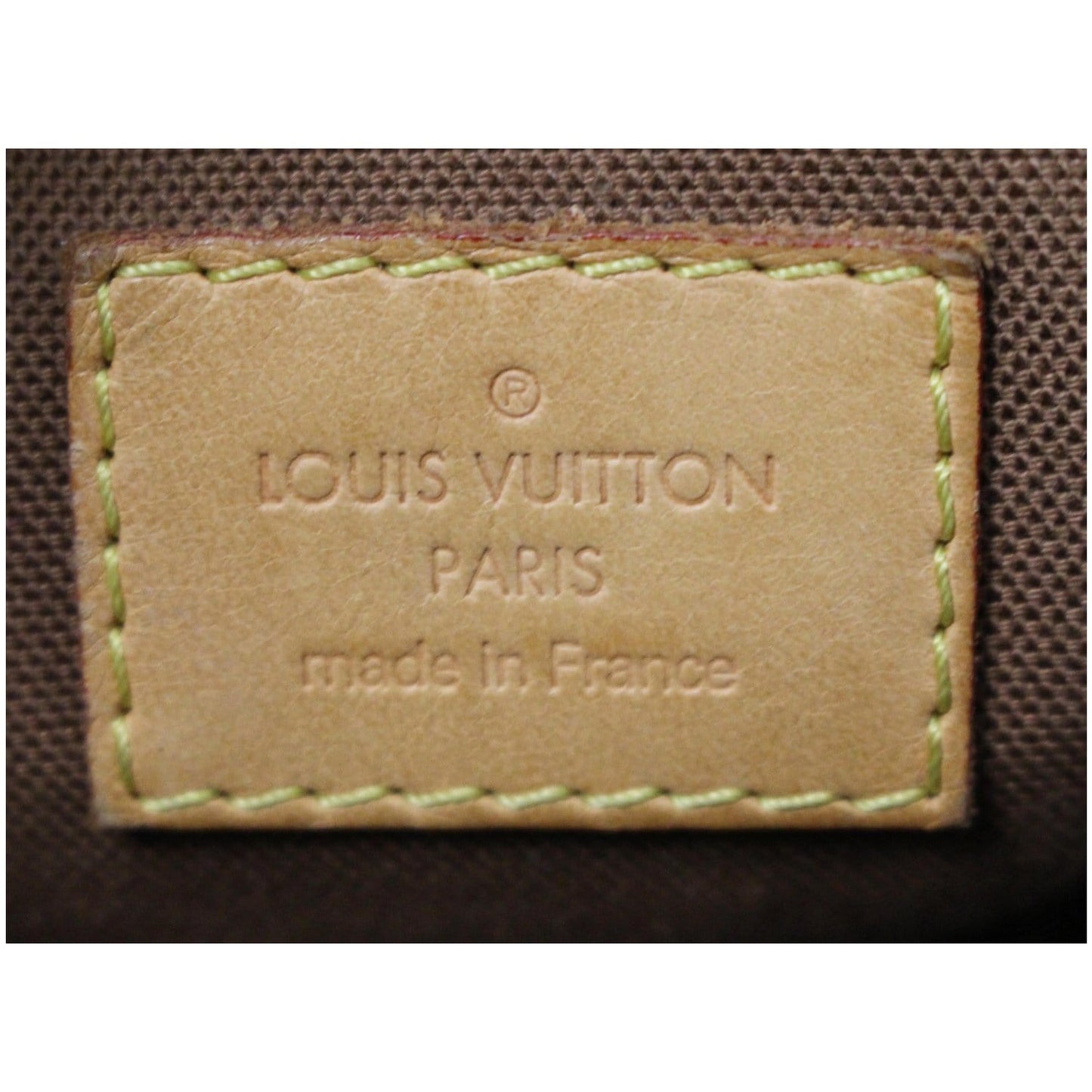 LOUIS VUITTON Odeon MM Monogram Canvas Shoulder Bag Brown
