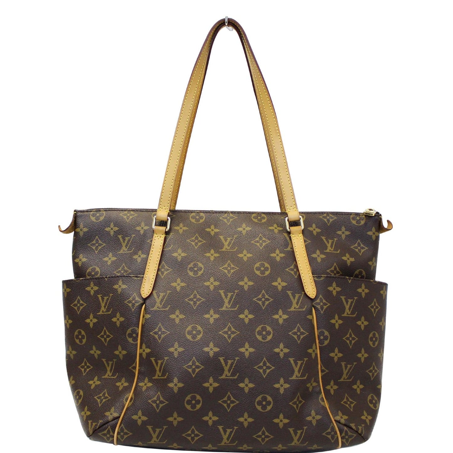 LOUIS VUITTON Totally MM Monogram Canvas Tote Shoulder Bag Brown