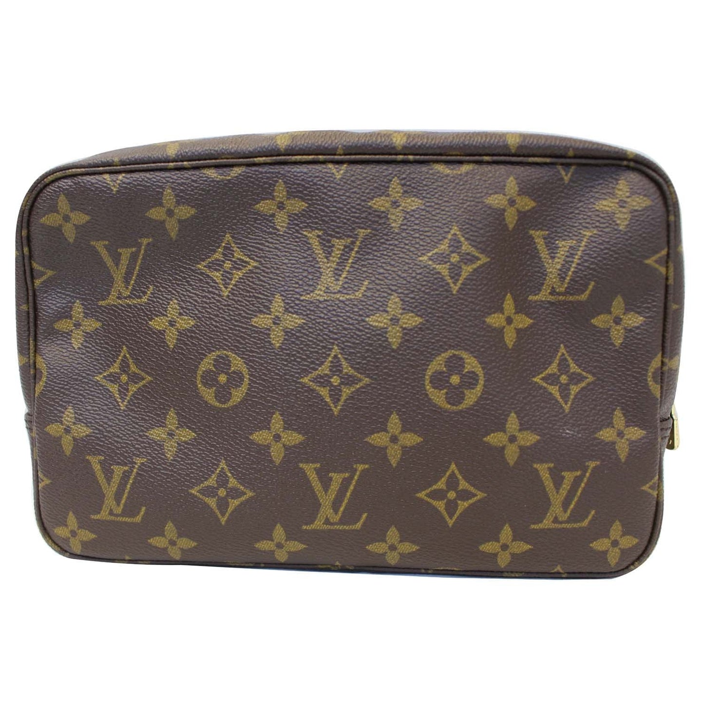 LOUIS VUITTON Trousse Toilette 23 Monogram Canvas Cosmetic Pouch Brown