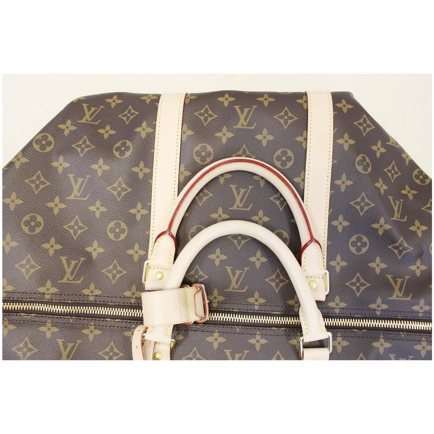 LOUIS VUITTON Keepall 60 Bandouliere Monogram Canvas Travel Bag