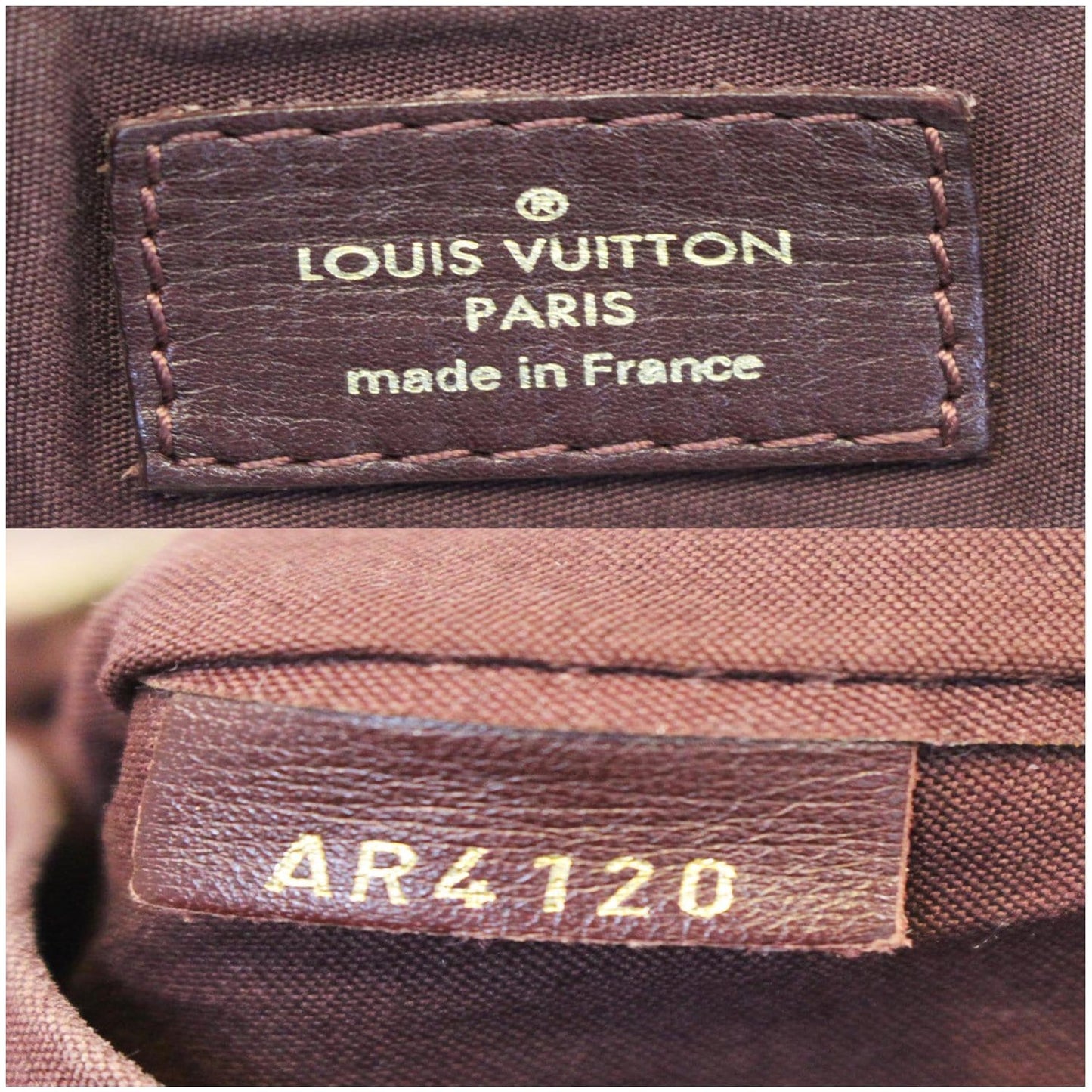 LOUIS VUITTON Rhapsody MM Monogram Mini Lin Shoulder Bag Burgundy