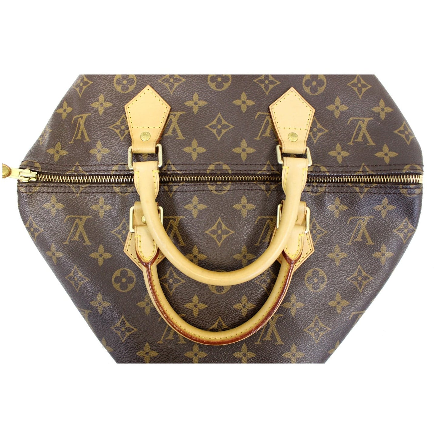 LOUIS VUITTON Speedy 35 Monogram Canvas Satchel Bag