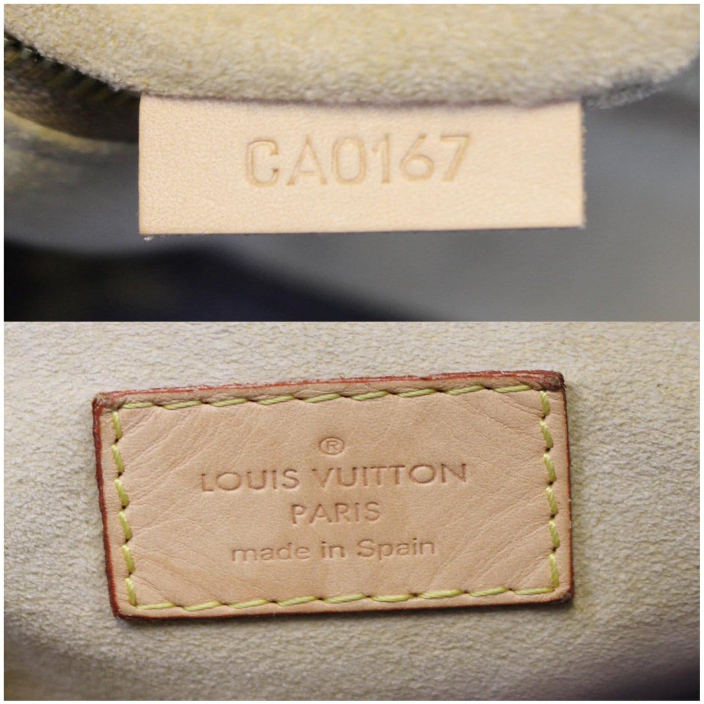 LOUIS VUITTON Artsy MM Monogram Canvas Shoulder Bag Brown
