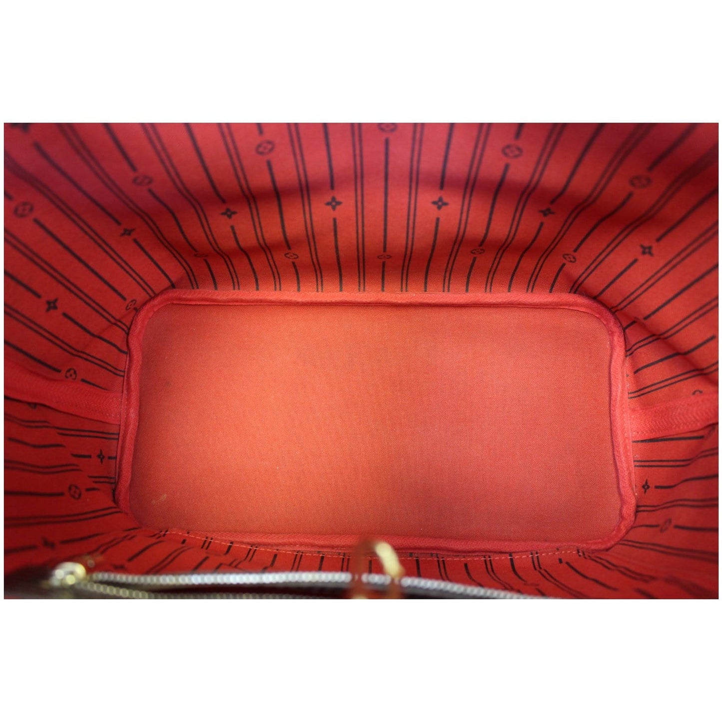 LOUIS VUITTON Neverfull MM Damier Ebene Tote Shoulder Bag