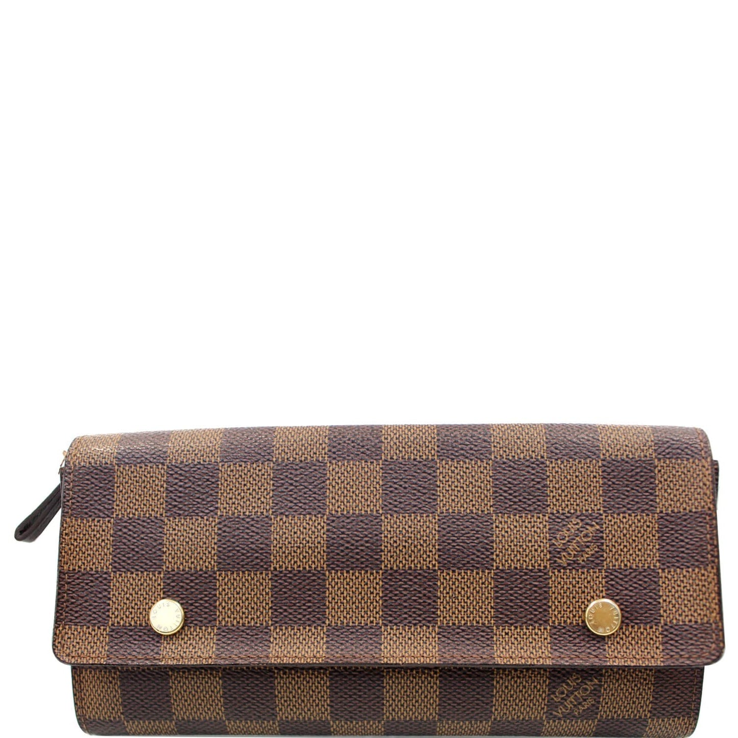 LOUIS VUITTON Modulable Damier Ebene Portefeuille Long Wallet Brown