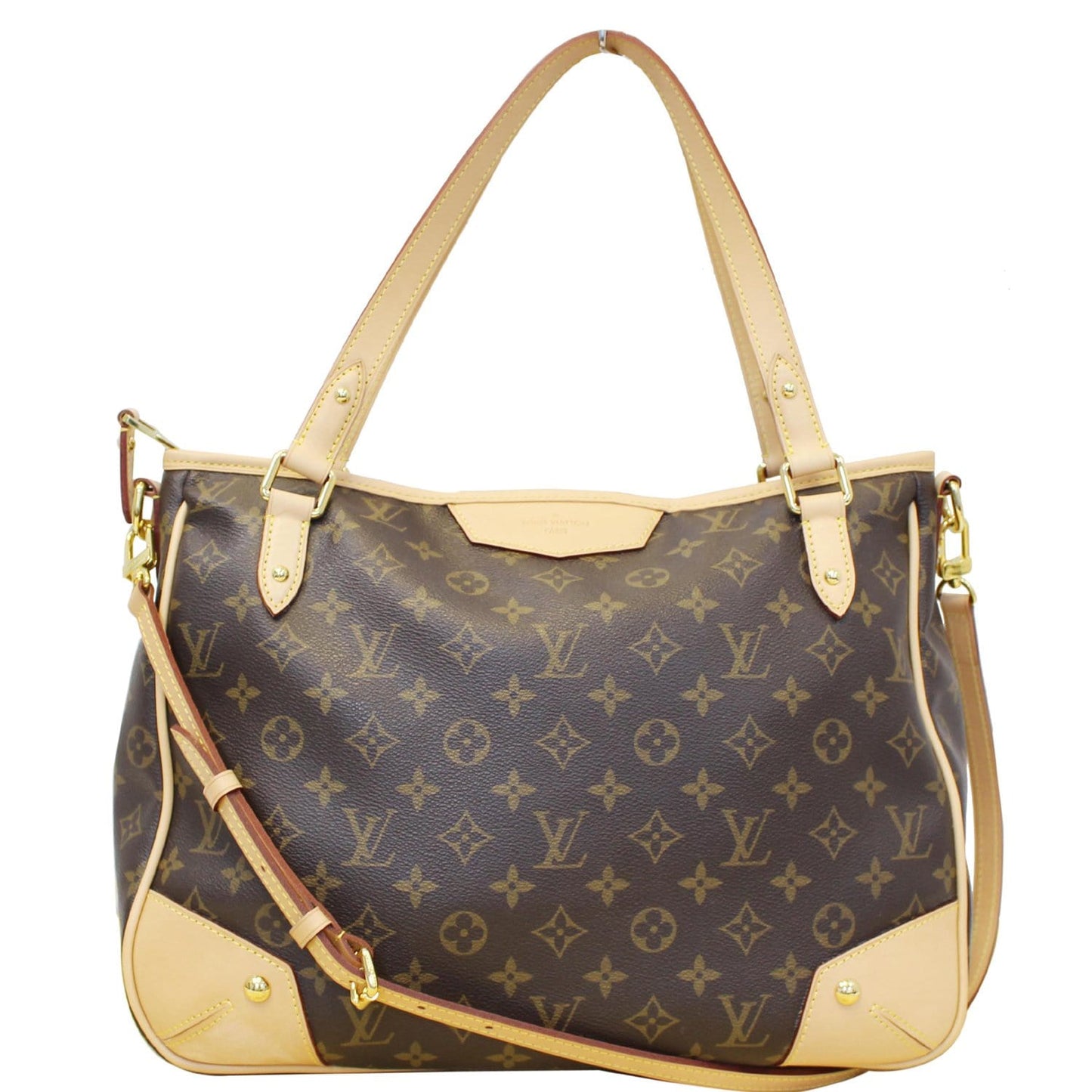 LOUIS VUITTON Estrela MM Monogram Canvas Shoulder Bag Brown