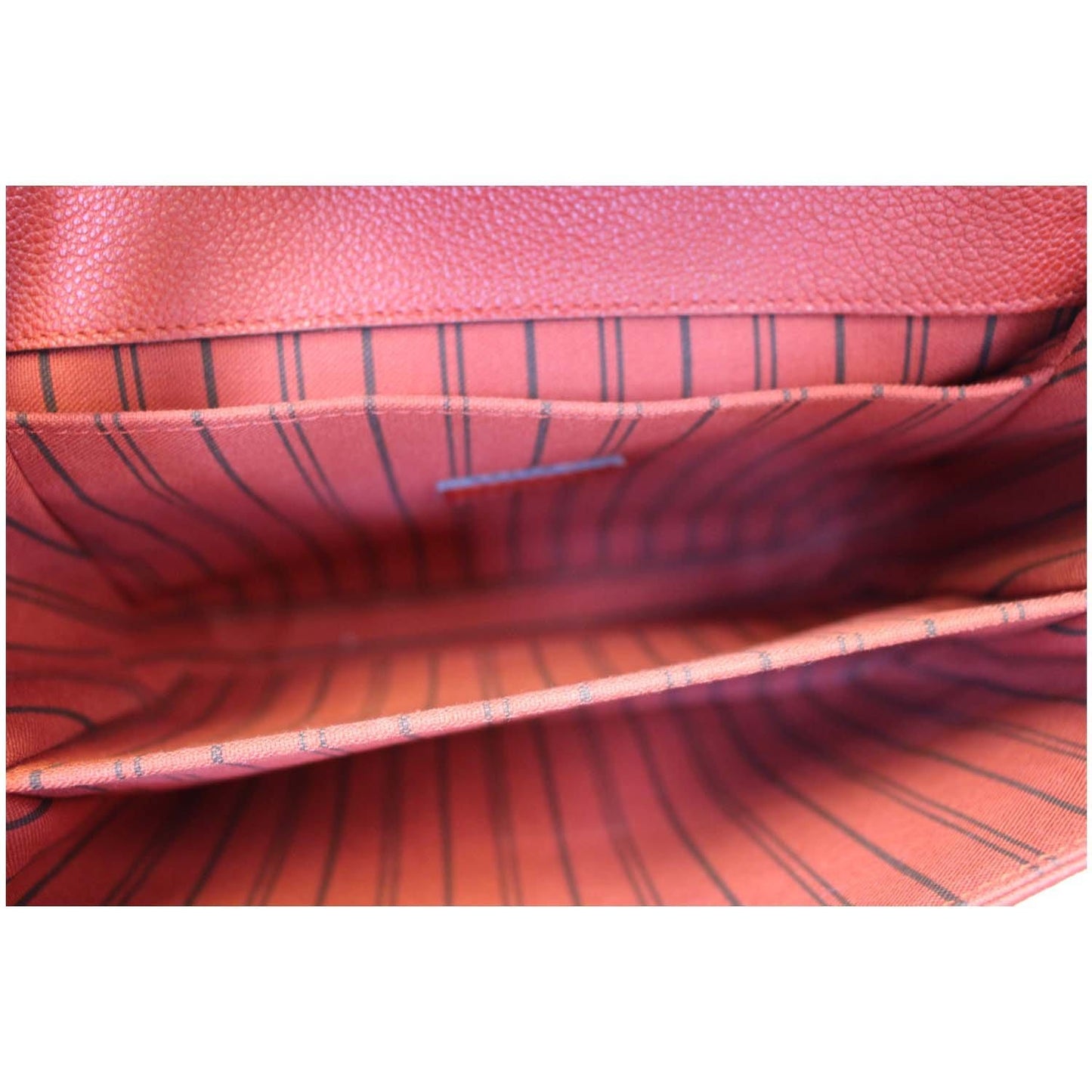 LOUIS VUITTON Metis Pochette Empreinte Leather Crossbody Bag Red