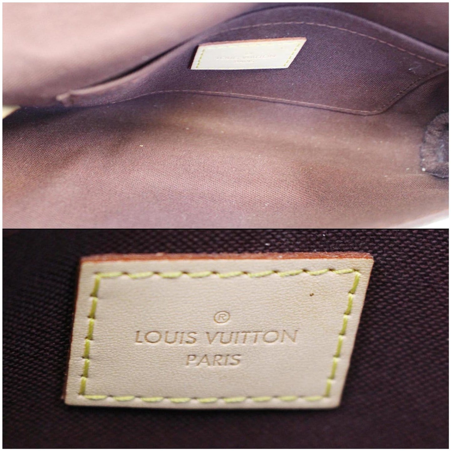 LOUIS VUITTON Favorite PM Monogram Canvas Crossbody Bag Brown