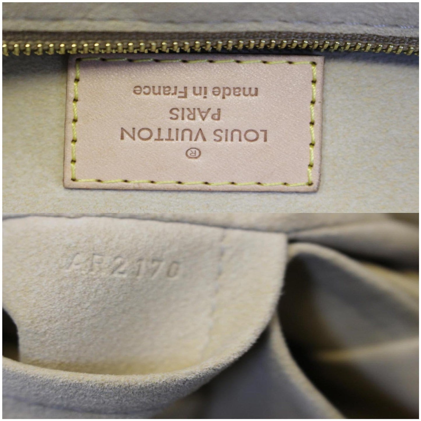 LOUIS VUITTON Artsy MM Monogram Canvas Shoulder Bag Brown