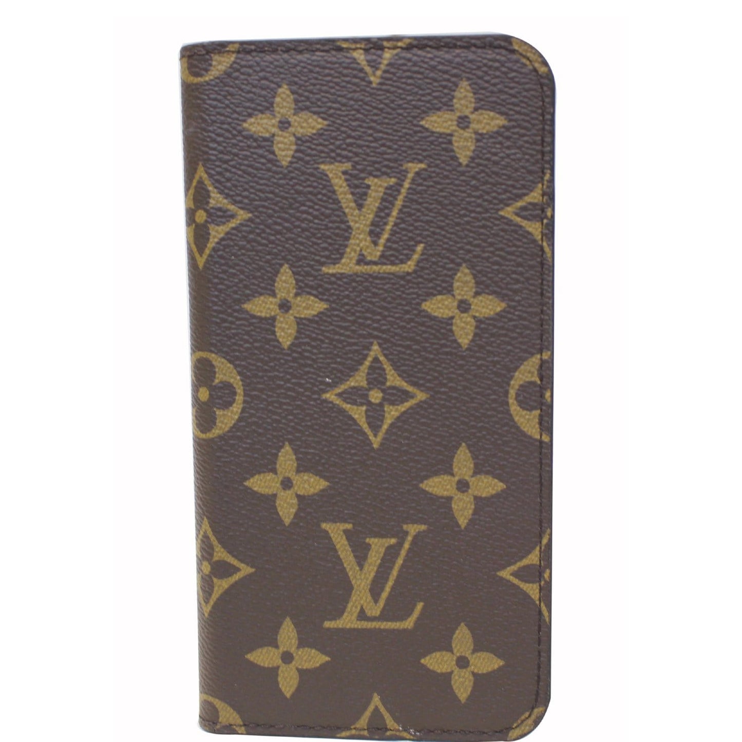 LOUIS VUITTON iPhone Monogram Canvas Phone Case Brown