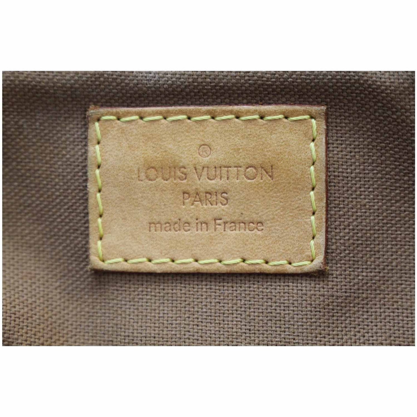LOUIS VUITTON Palermo PM Monogram Canvas Shoulder Bag Brown
