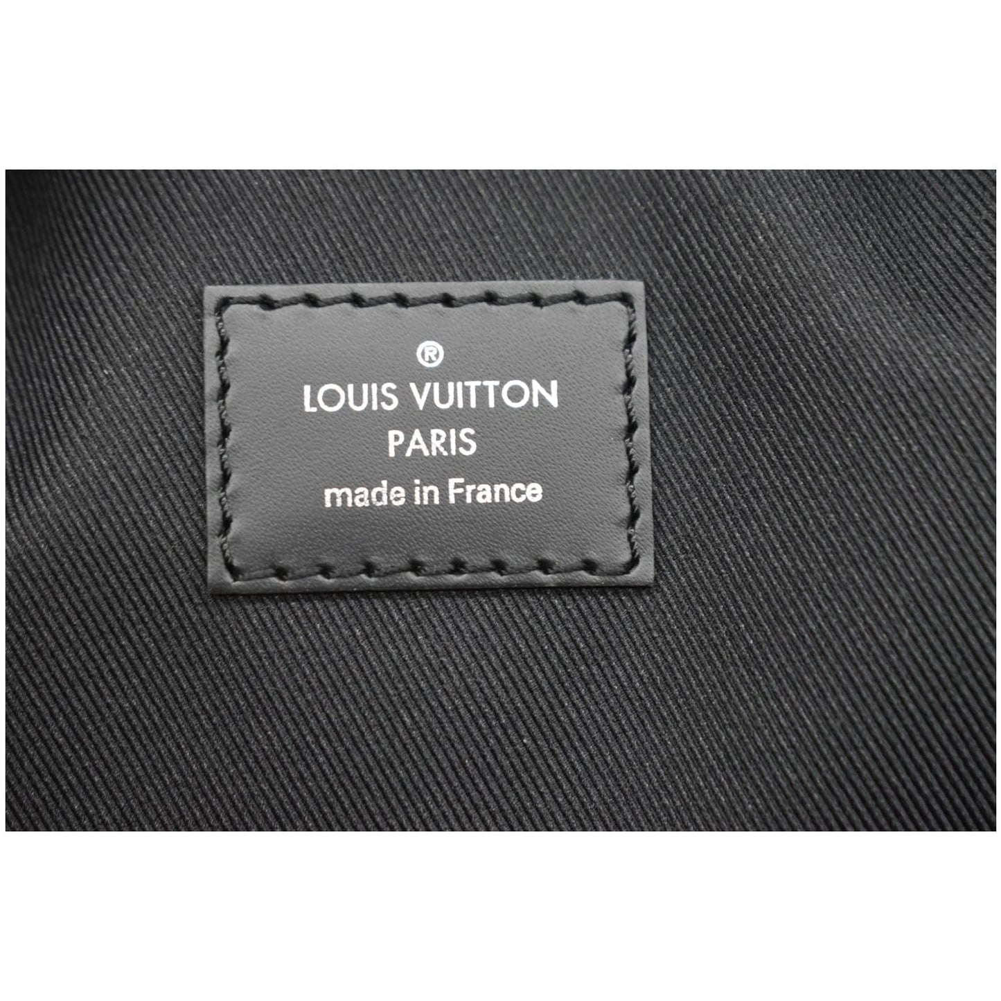LOUIS VUITTON Michael Damier Graphite Canvas Backpack Bag Black