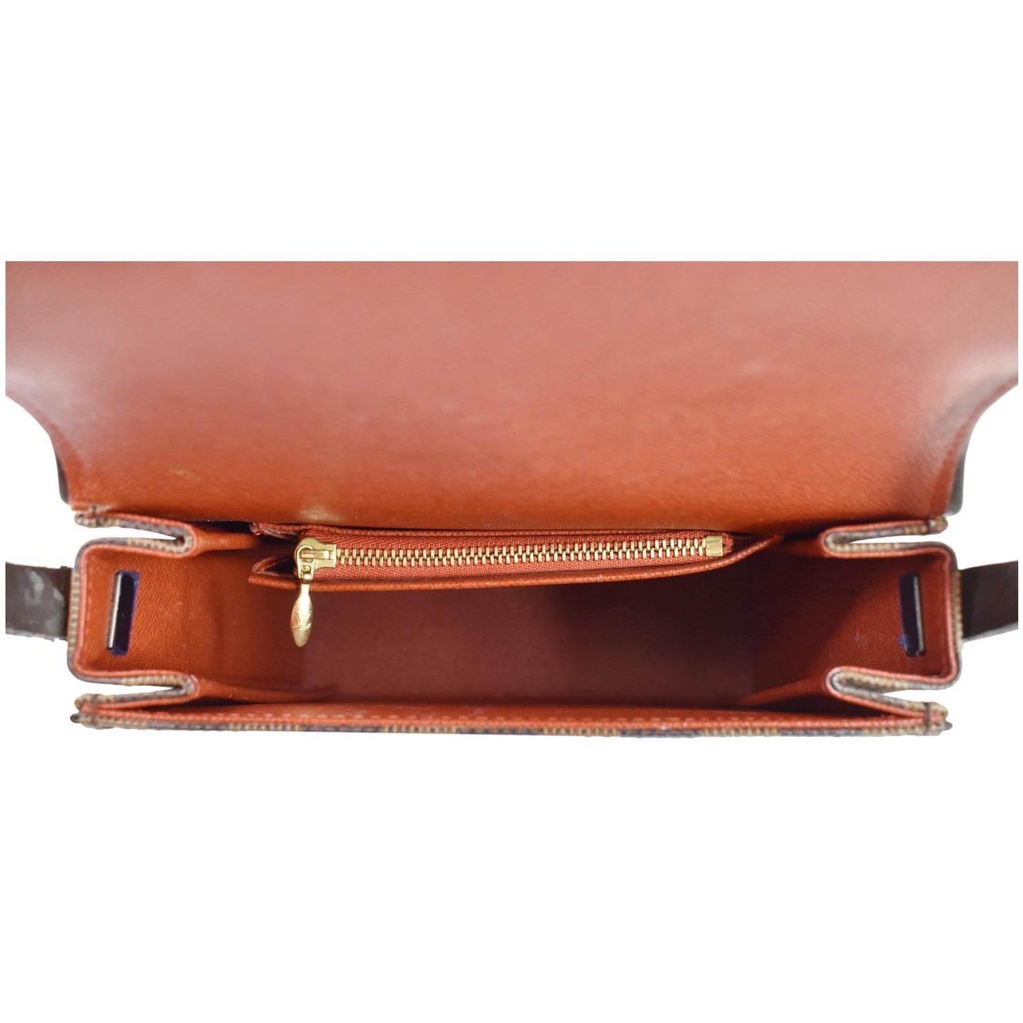 LOUIS VUITTON Tribeca Mini Damier Ebene Shoulder Bag Brown