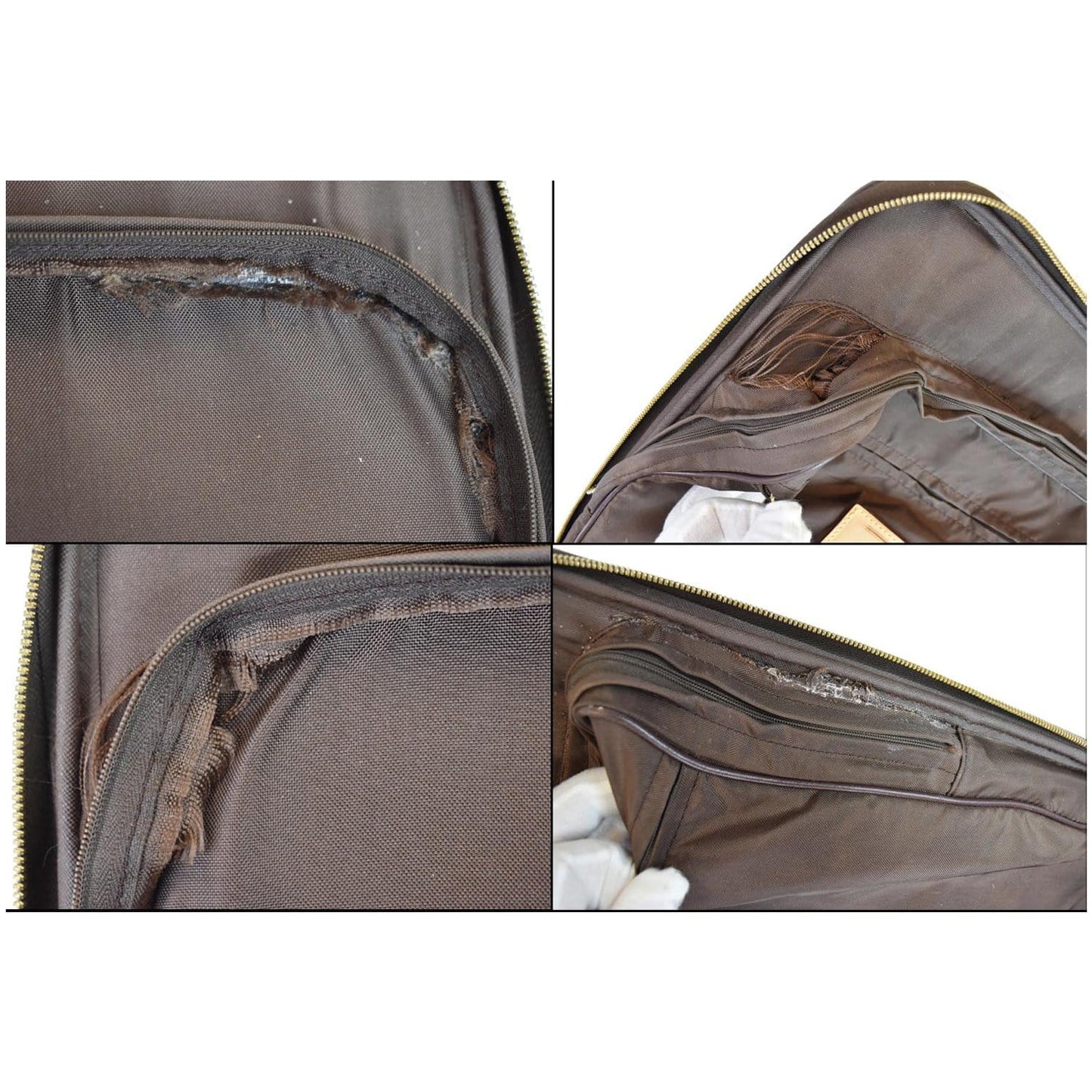 LOUIS VUITTON Pegase 45 Monogram Canvas Suitcase Travel Bag Brown