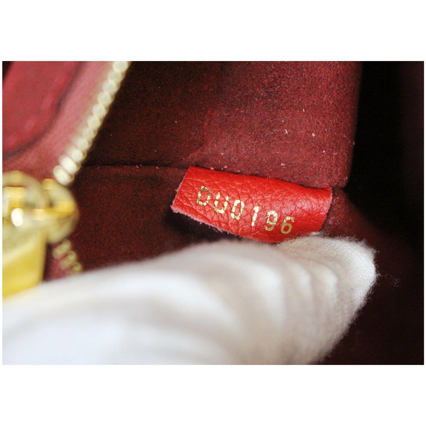 LOUIS VUITTON Kimono Monogram Calfskin Tote Bag Brown/Cerise