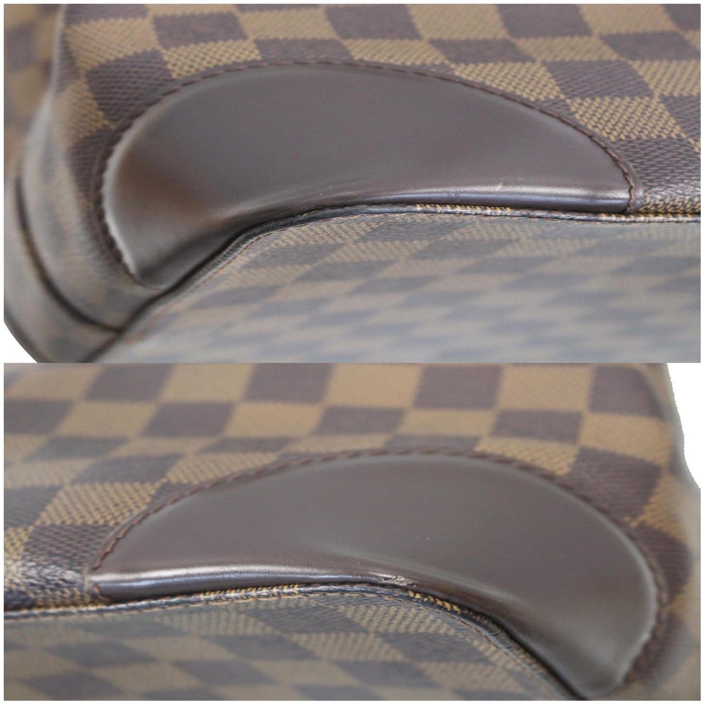 LOUIS VUITTON Hampstead GM Damier Ebene Shoulder Bag Brown