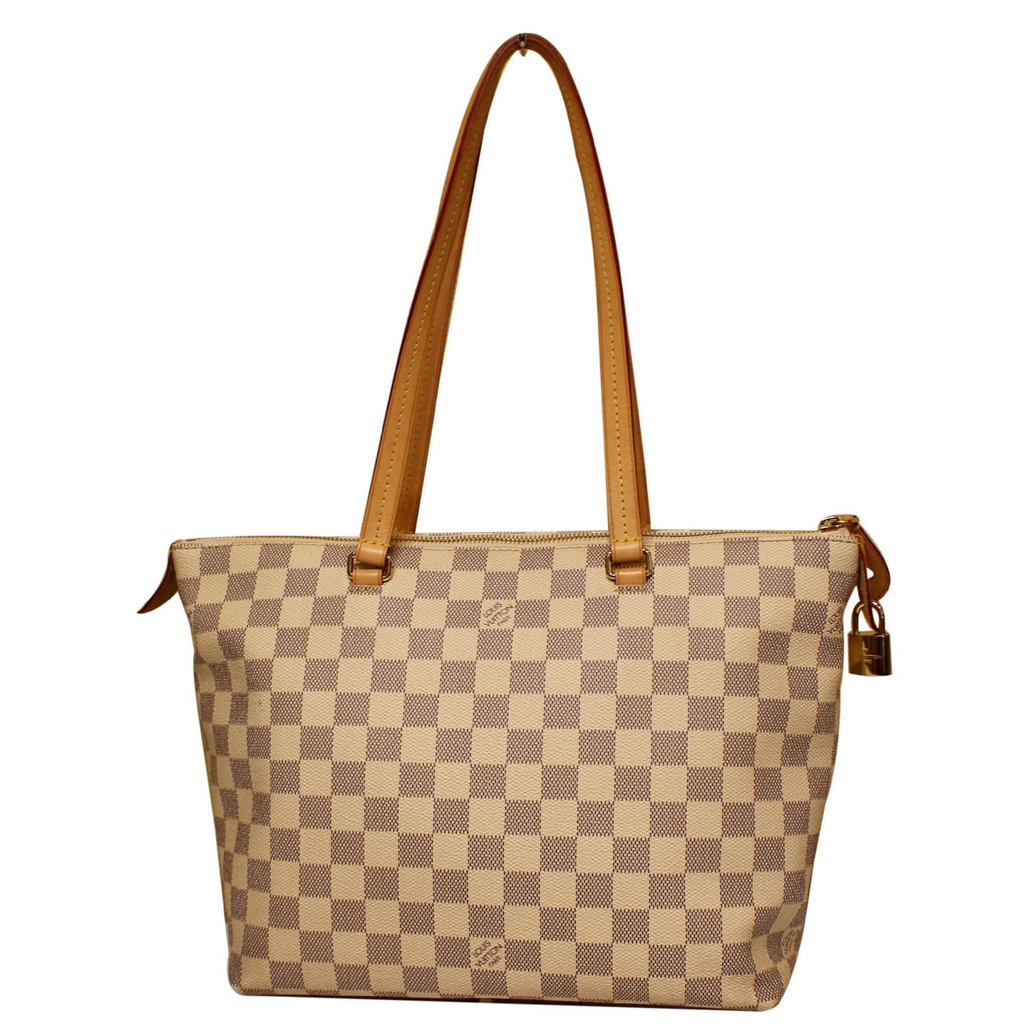 LOUIS VUITTON Iena PM Damier Azur Shoulder Bag White