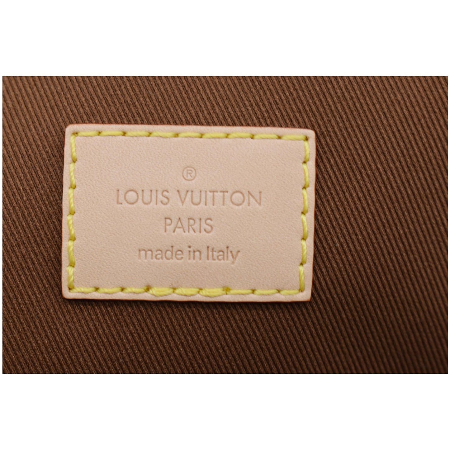LOUIS VUITTON Packing Cube PM Monogram Canvas Cosmetic Bag Brown