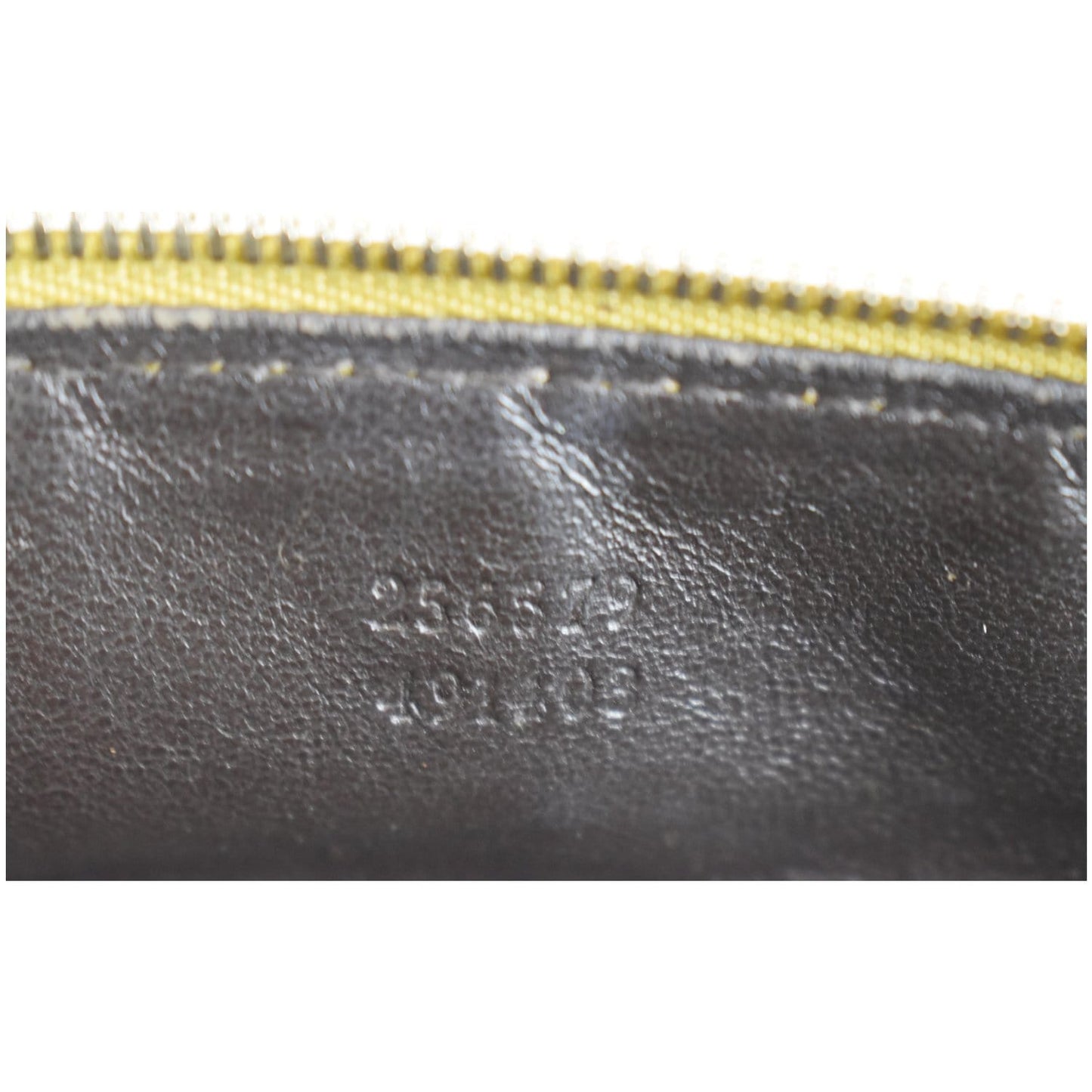 GUCCI Microguccissima Pencil Pouch Yellow 256579