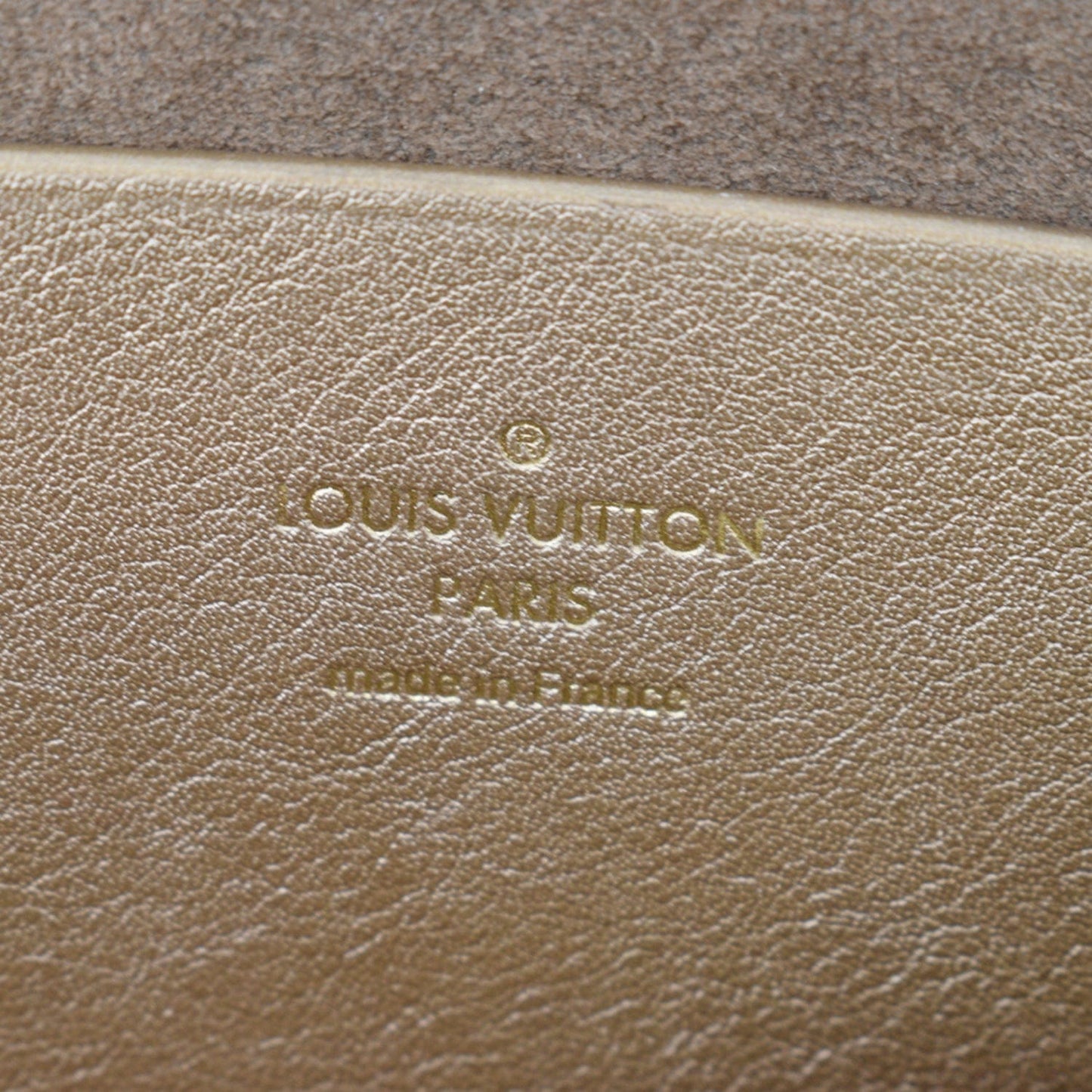 LOUIS VUITTON Love Note Metallic Calfskin Chain Shoulder Bag Gold Silver