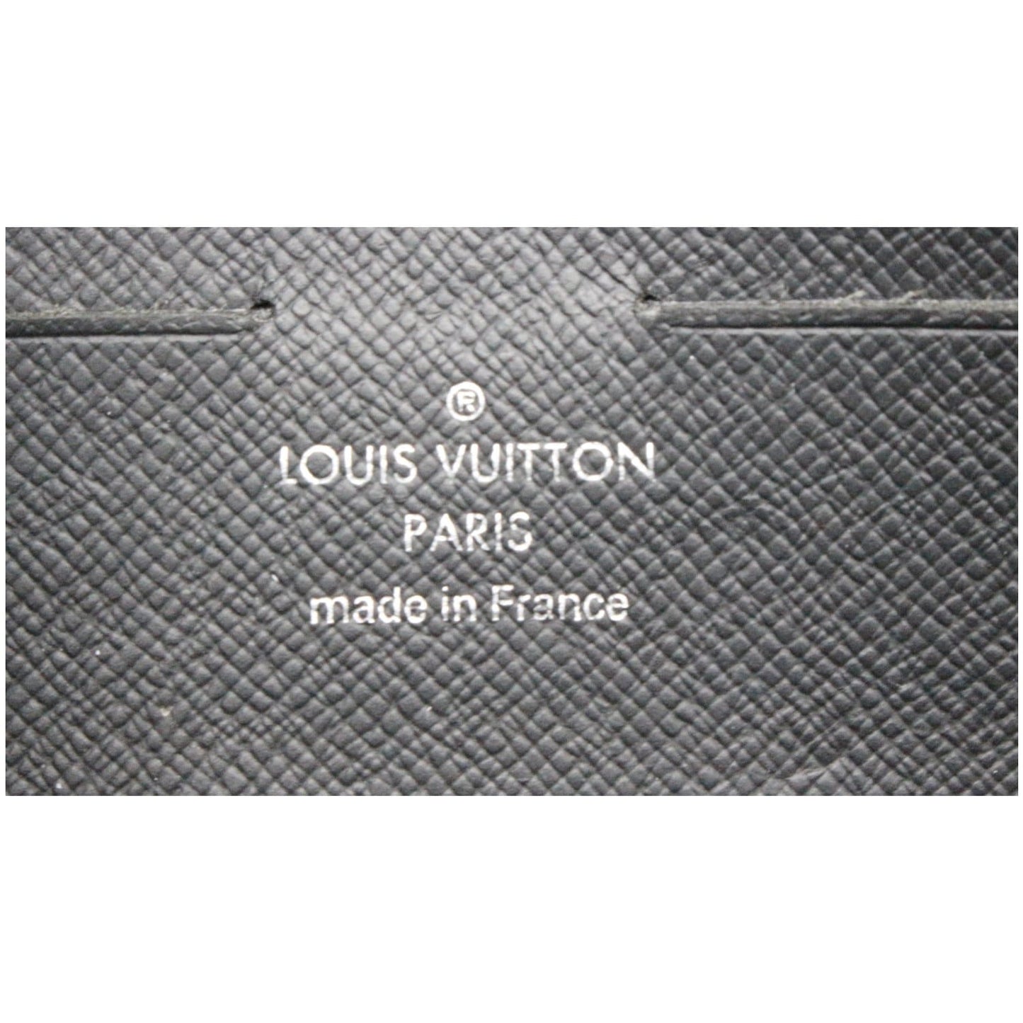 LOUIS VUITTON Alpha Damier Graphite Canvas Pouch Clutch Bag Black