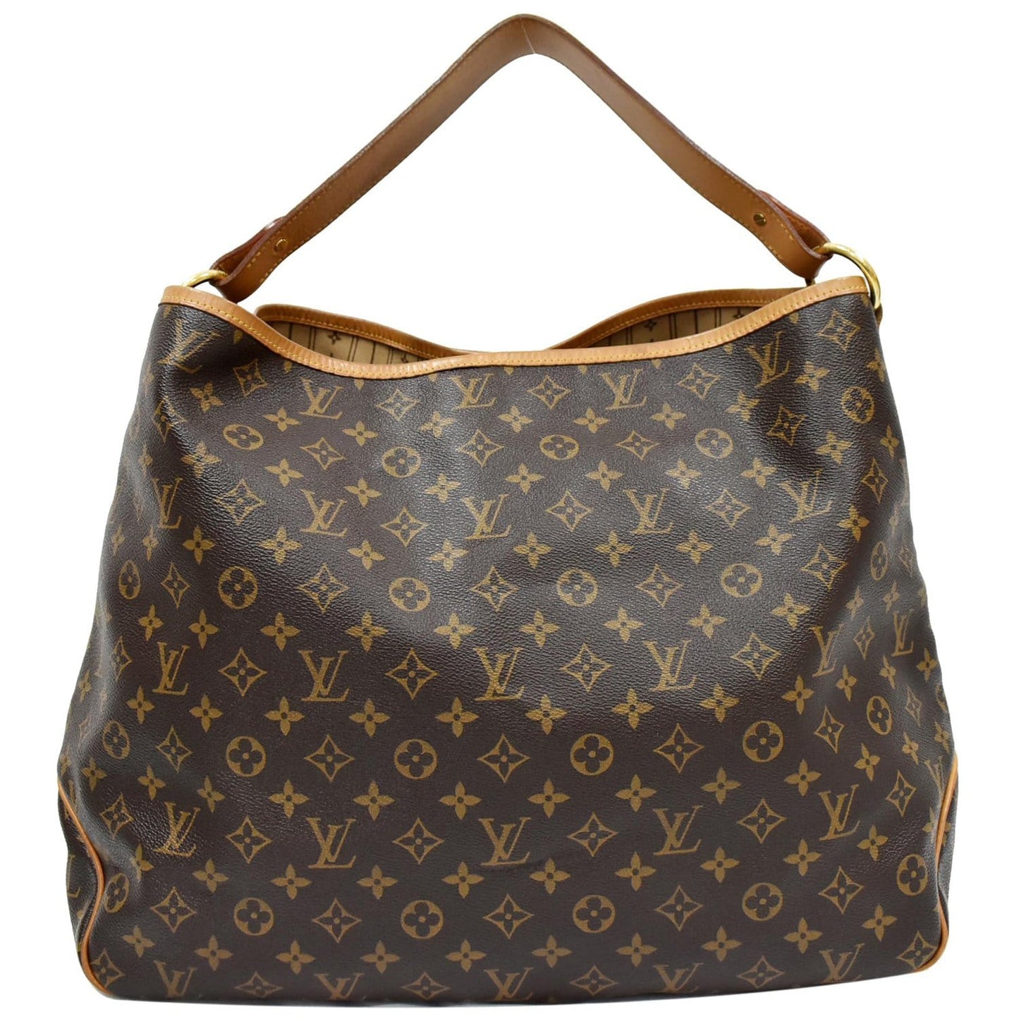 LOUIS VUITTON Delightful GM Monogram Canvas Shoulder Bag Brown