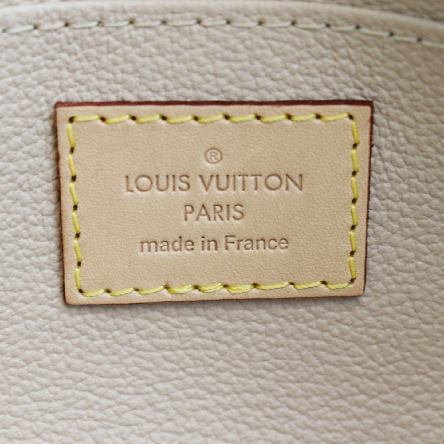 LOUIS VUITTON Damier Azur Cosmetic Pouch White