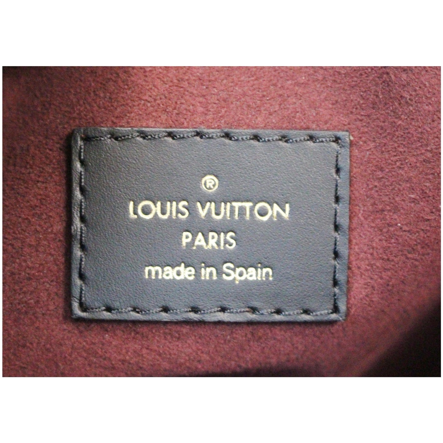 LOUIS VUITTON V MM Monogram Canvas Tote Shoulder Bag Bordeaux - 15% OFF
