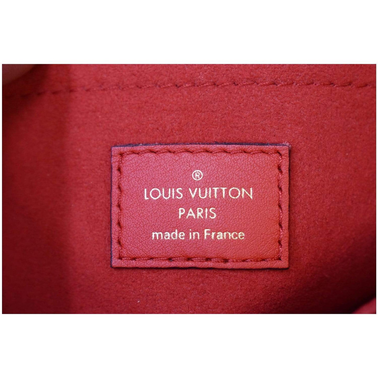 LOUIS VUITTON Locky BB Monogram Canvas Crossbody Bag Red