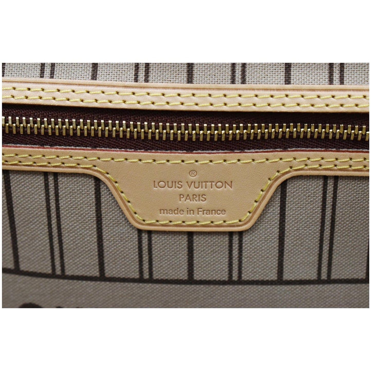 LOUIS VUITTON Neverfull GM Monogram Canvas Tote Shoulder Bag Brown