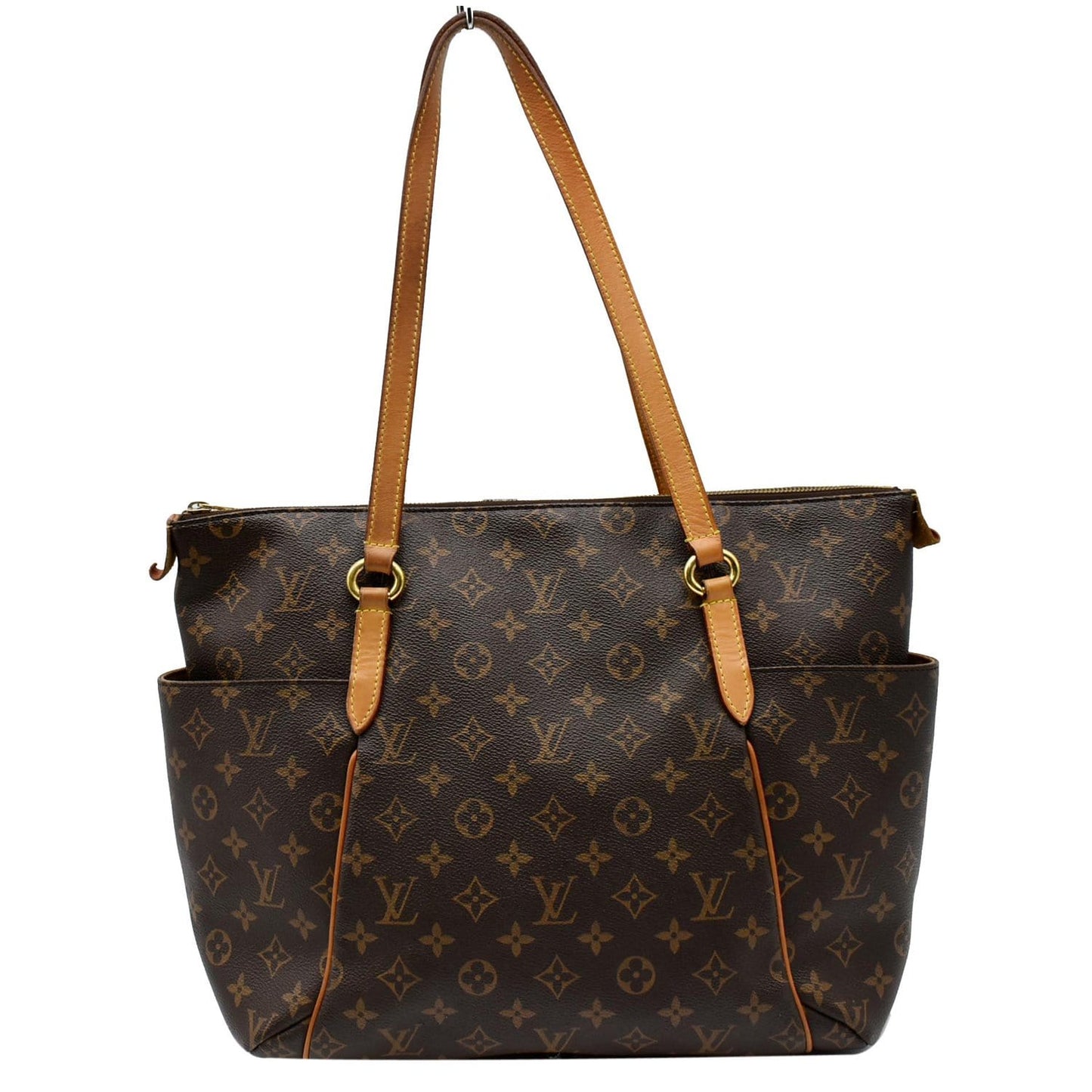 LOUIS VUITTON Totally MM Monogram Canvas Shoulder Bag Brown