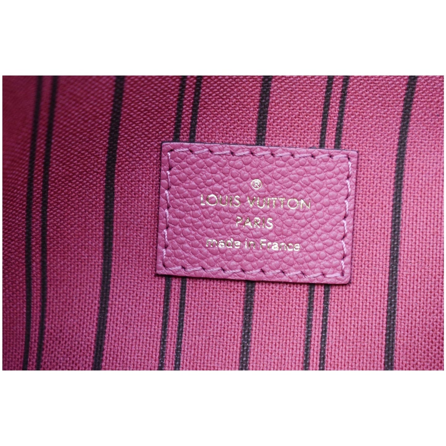 LOUIS VUITTON Metis Pochette Empreinte Leather Crossbody Bag Rose Bruyere