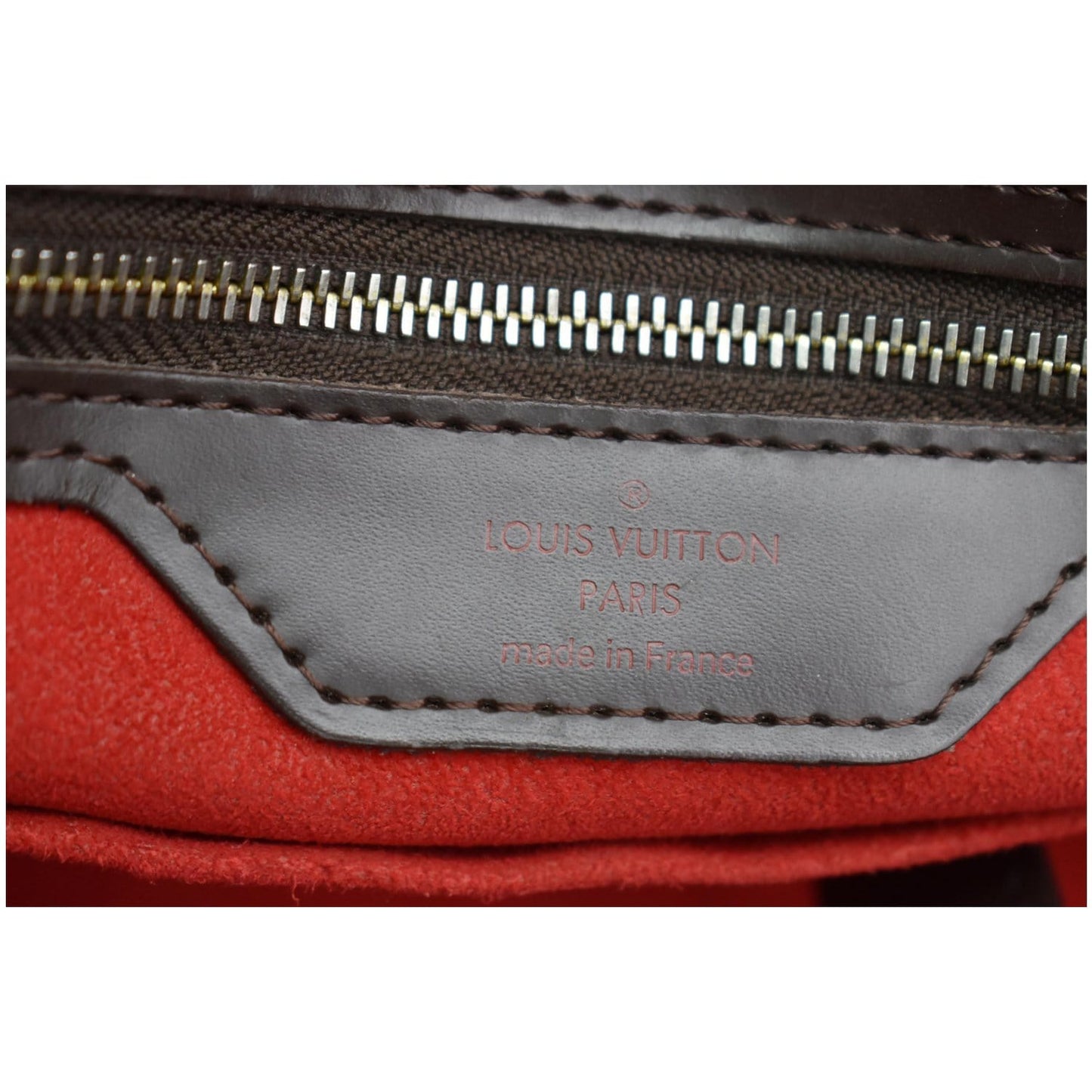 LOUIS VUITTON Hampstead GM Damier Ebene Shoulder Bag Brown