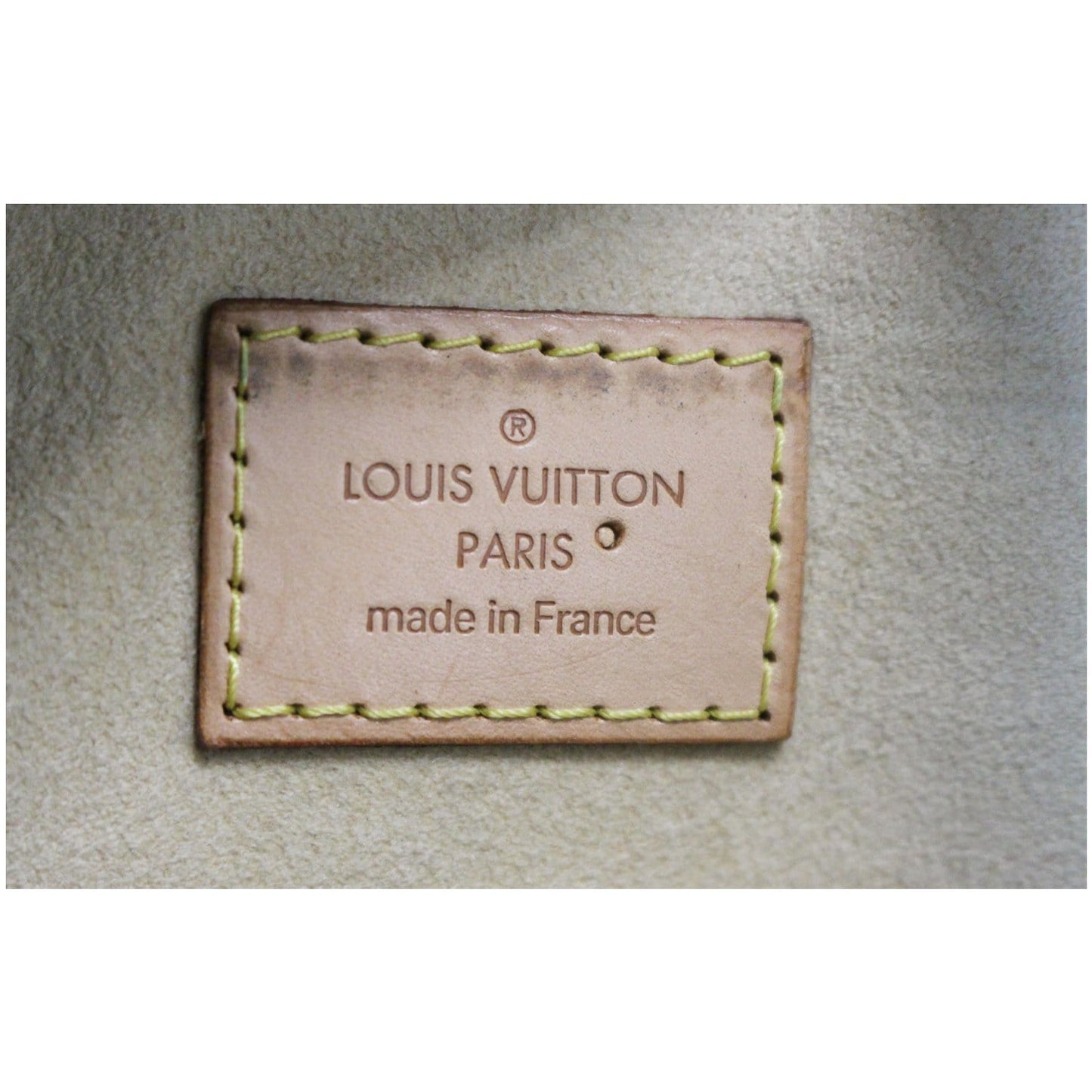 LOUIS VUITTON Hudson GM Monogram Canvas Shoulder Bag Brown