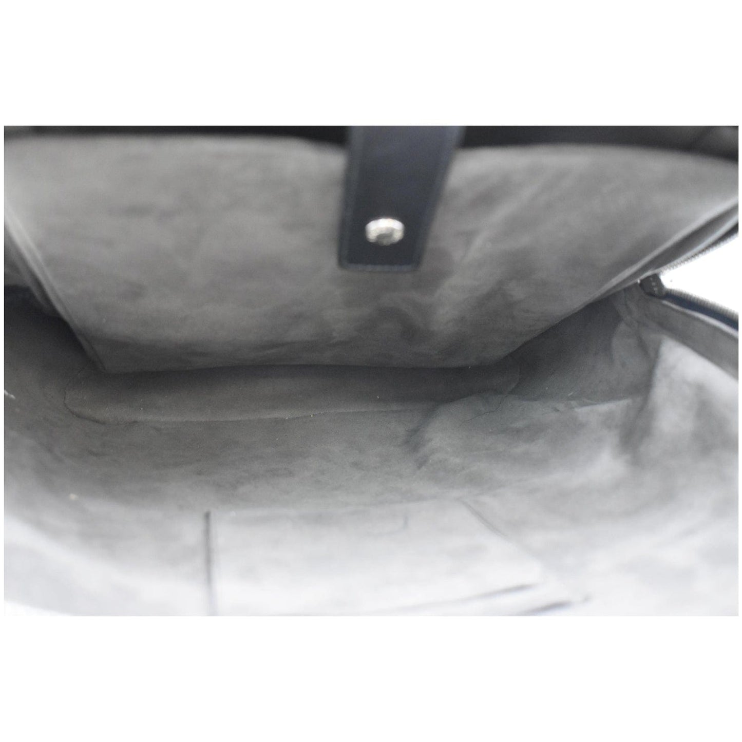 GUCCI GG Signature Leather Backpack Bag Black 406370
