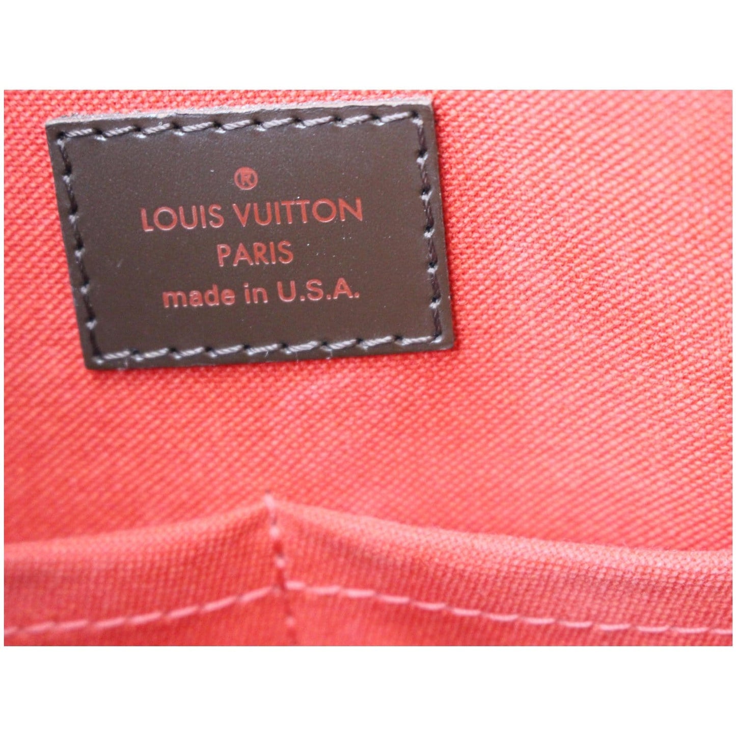 LOUIS VUITTON Verona MM Damier Ebene Shoulder Bag Brown