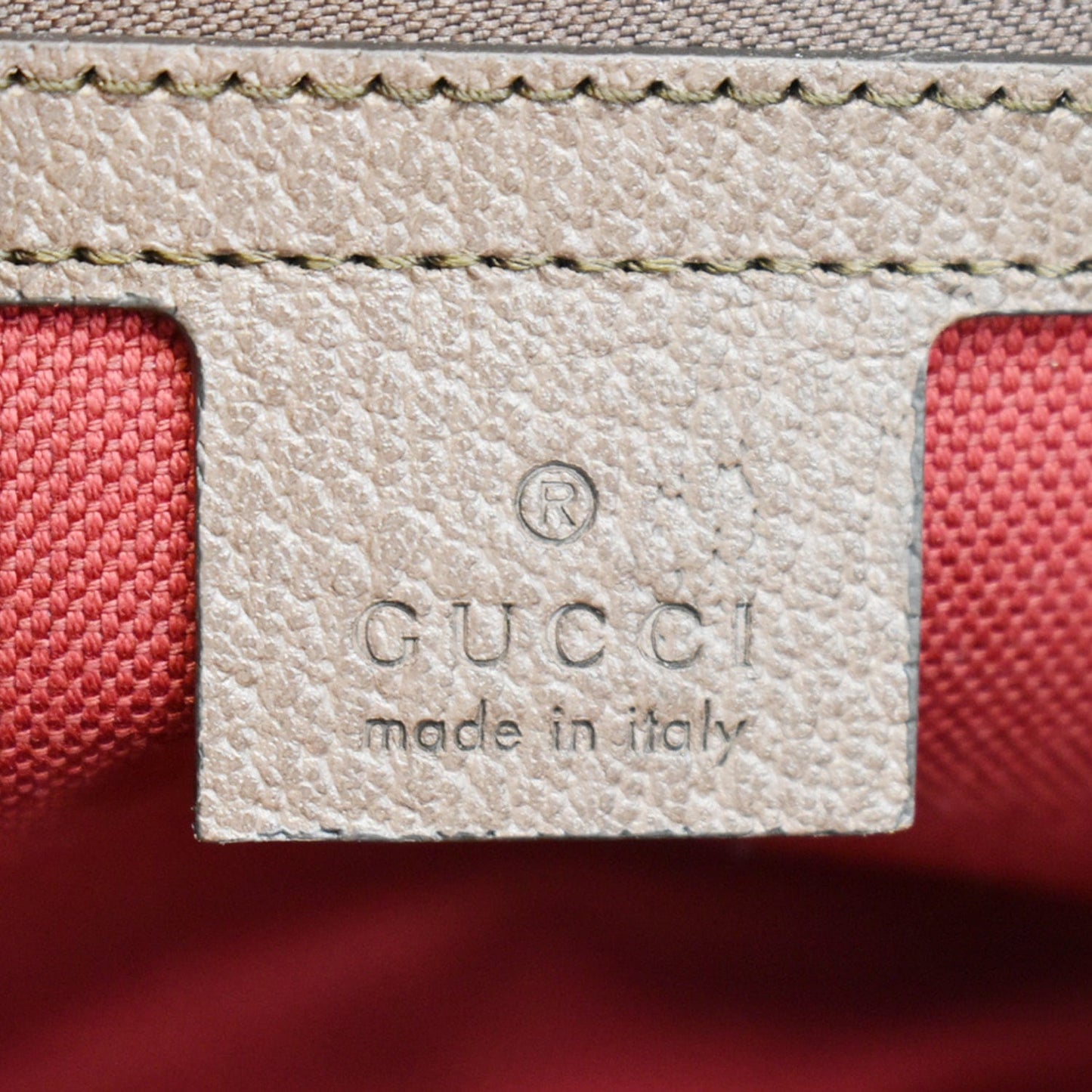 GUCCI GG Supreme Monogram Canvas Shoulder Bag Beige 626363